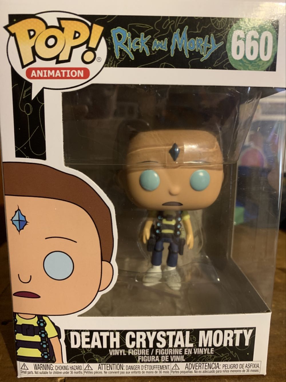 Death Crystal Morty - 660 Rick And Morty Funko Pop Animation - Rick & Morty vinyl figure collectible [Barcode 889698442497] - Main Image 2