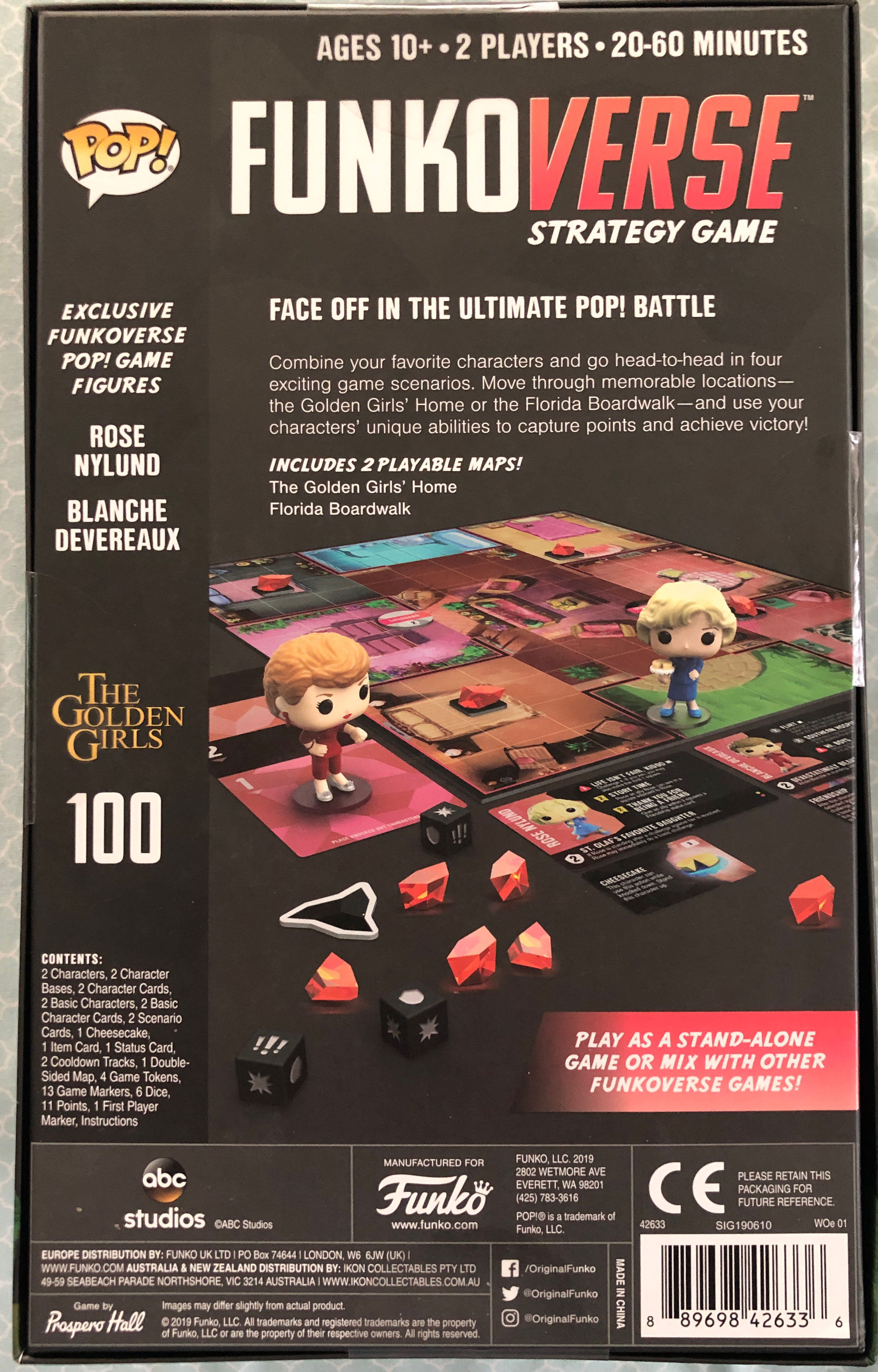 Golden Girls Funkoverse Strategy Game - Golden Girls vinyl figure collectible [Barcode 889698426336] - Main Image 2