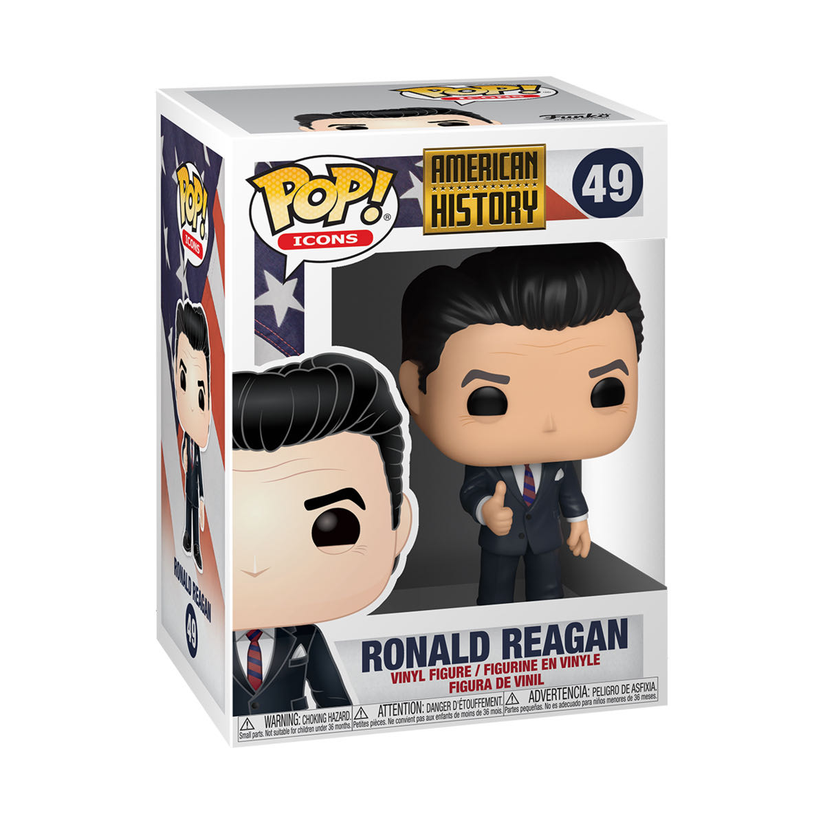 Am History: Reagan, Ronald - American History vinyl figure collectible [Barcode 889698452564] - Main Image 2