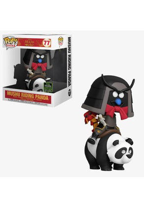 Mushu Riding Panda - Mulan vinyl figure collectible [Barcode 889698459358] - Main Image 3