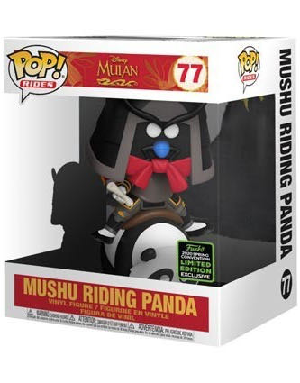 Mushu Riding Panda - Mulan vinyl figure collectible [Barcode 889698459358] - Main Image 4