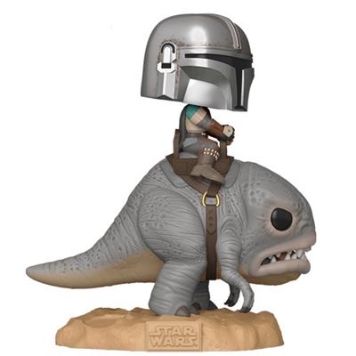 Mandalorian on Blurrg - Star Wars: The Mandalorian vinyl figure collectible [Barcode 889698455473] - Main Image 2