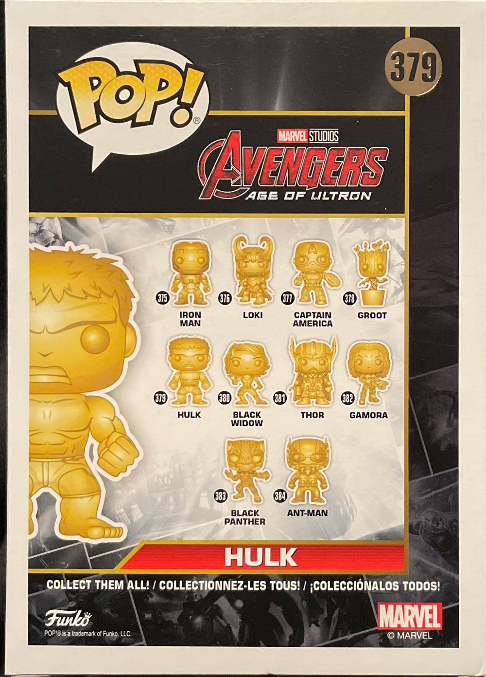 Hulk - Marvel Universe vinyl figure collectible [Barcode 889698335171] - Main Image 2