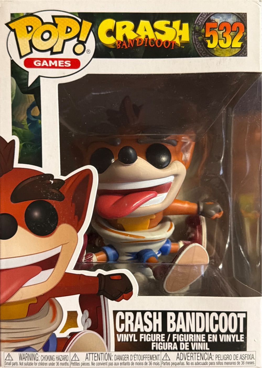 Crash Bandicoot -532- Crash Bandicoot (Spin) - Crash Bandicoot vinyl figure collectible [Barcode 889698433433] - Main Image 4