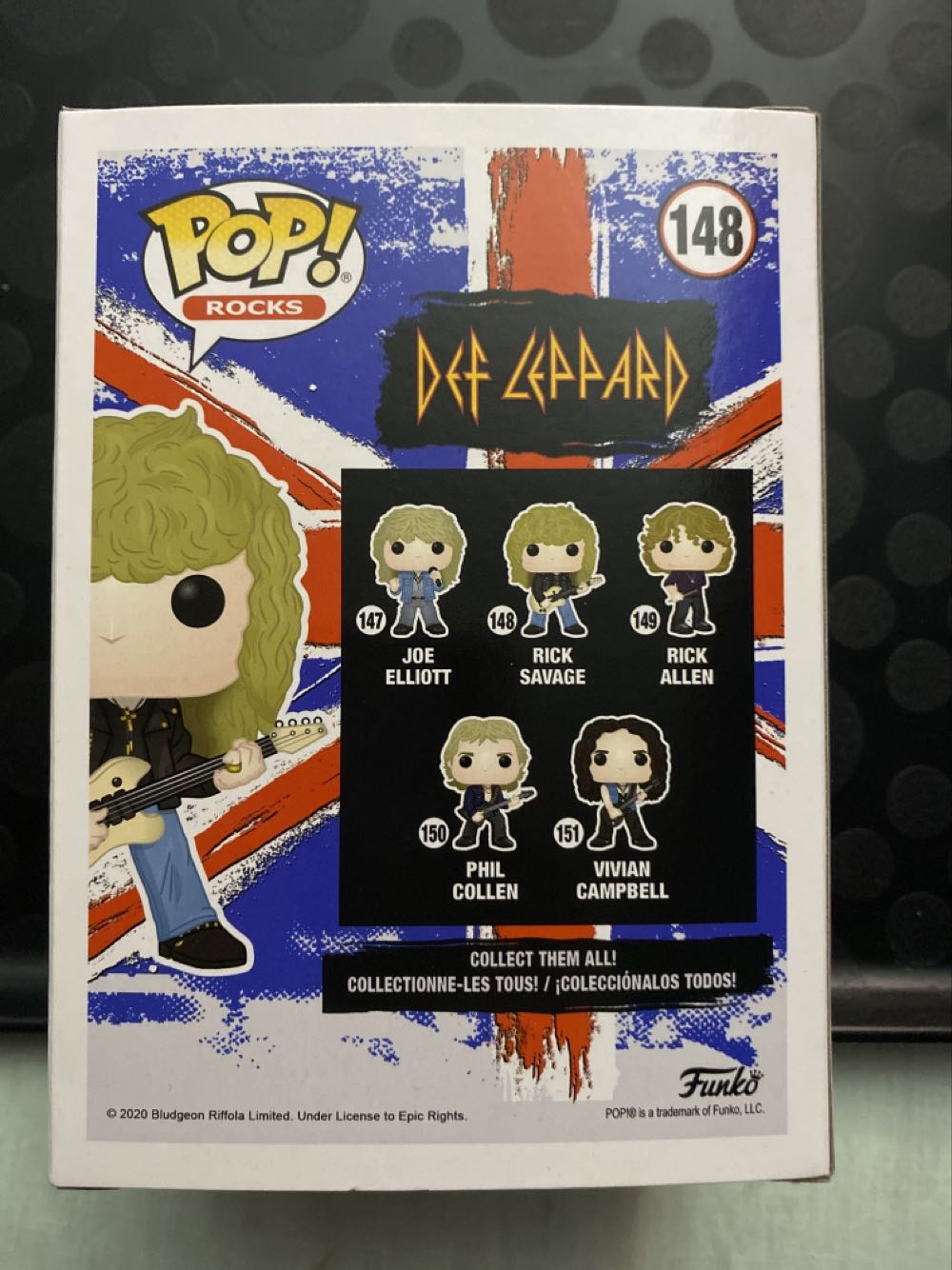 Rick Savage - Def Leppard vinyl figure collectible [Barcode 889698401265] - Main Image 3