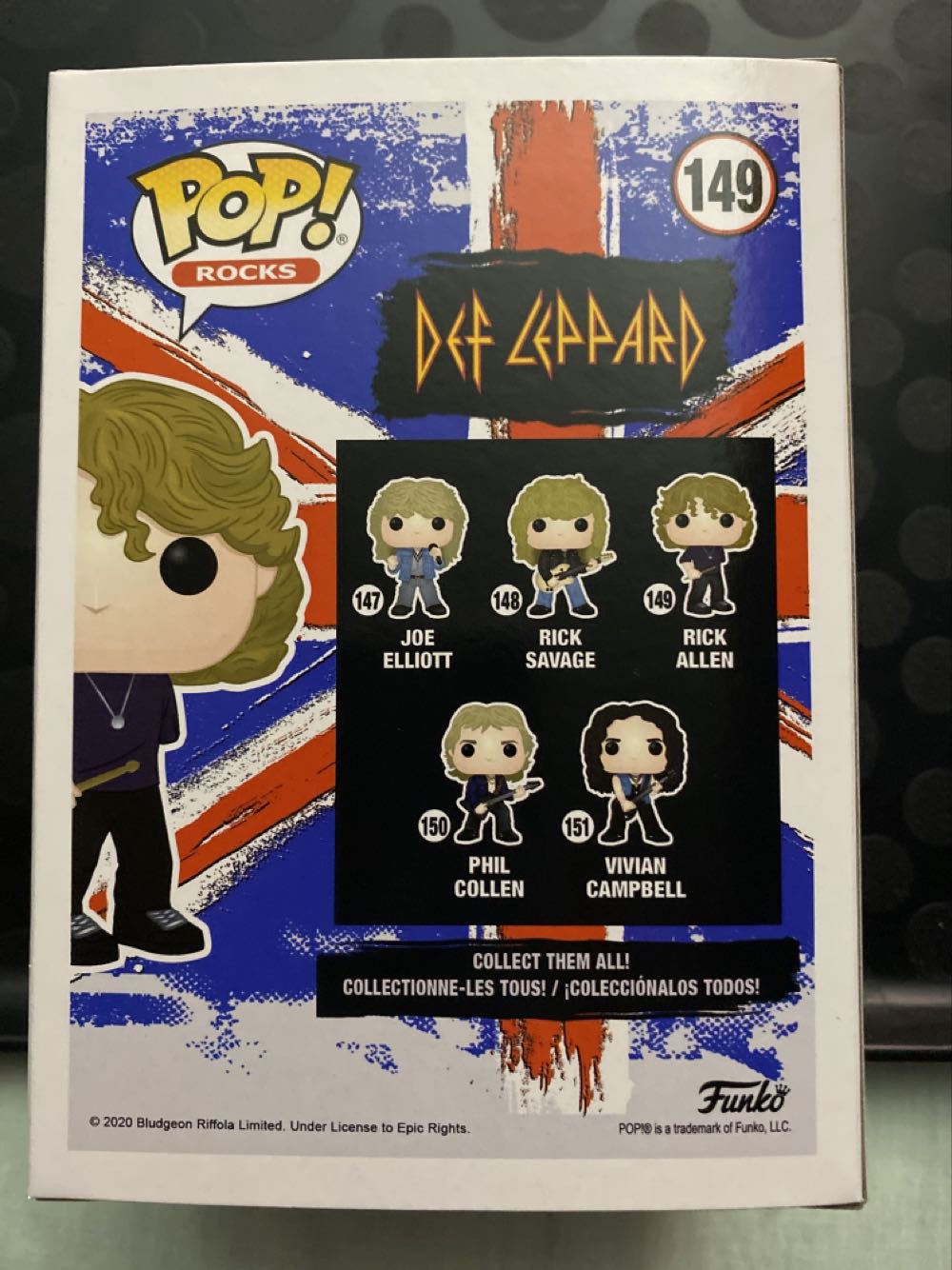 Rick Allen - Def Leppard vinyl figure collectible [Barcode 889698401272] - Main Image 3