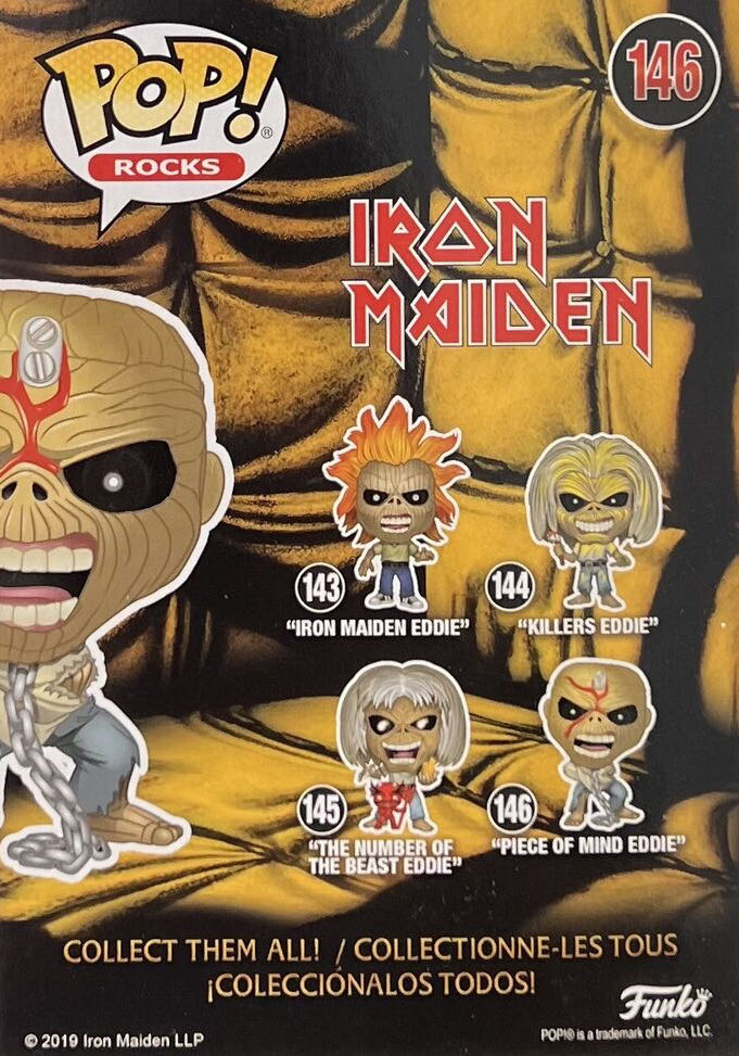 Iron Maiden: Piece of Mind - Iron Maiden vinyl figure collectible [Barcode 889698459839] - Main Image 4