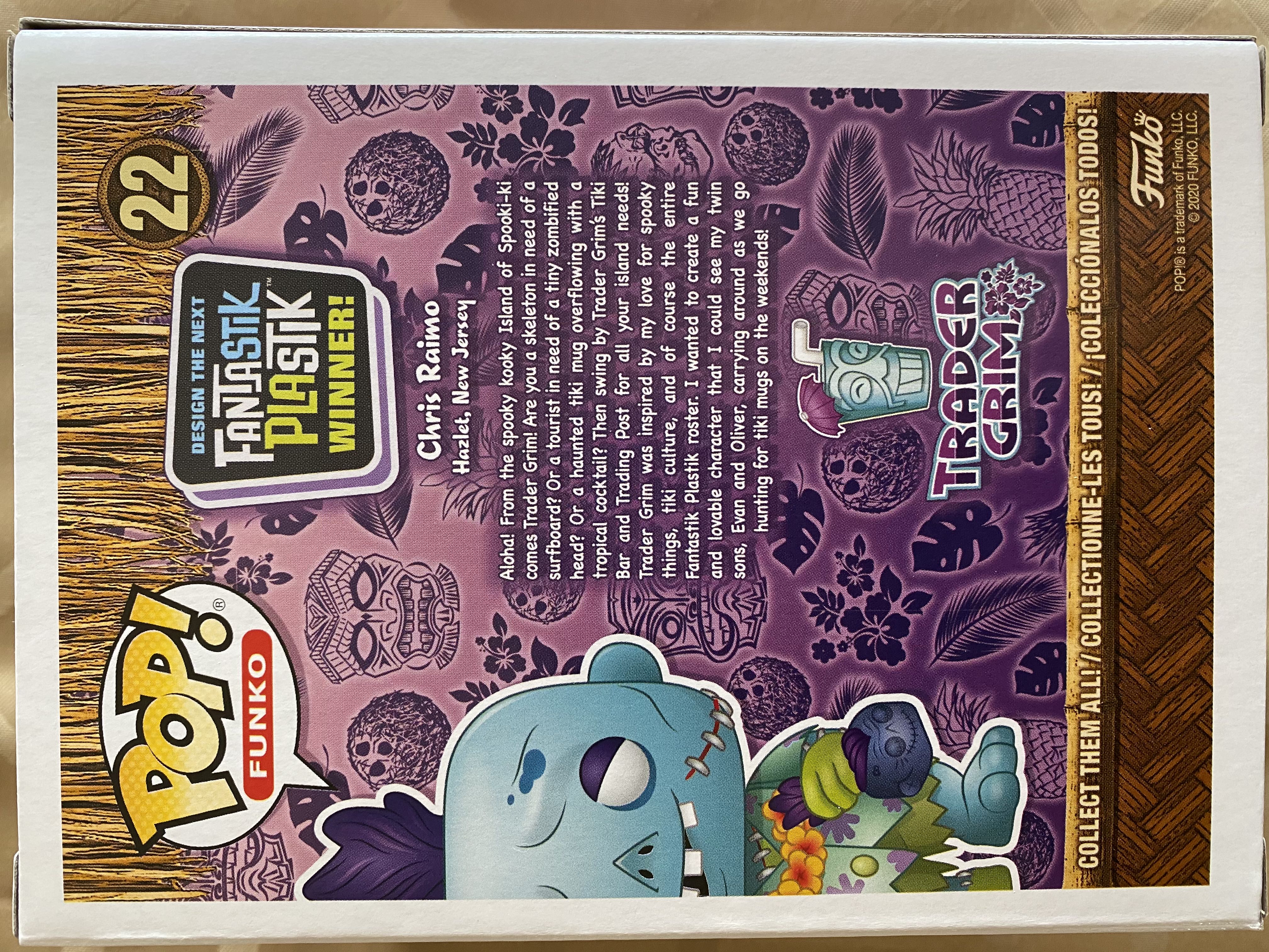 Spastik Plastik Trader Grim - Funko vinyl figure collectible [Barcode 889698468763] - Main Image 2