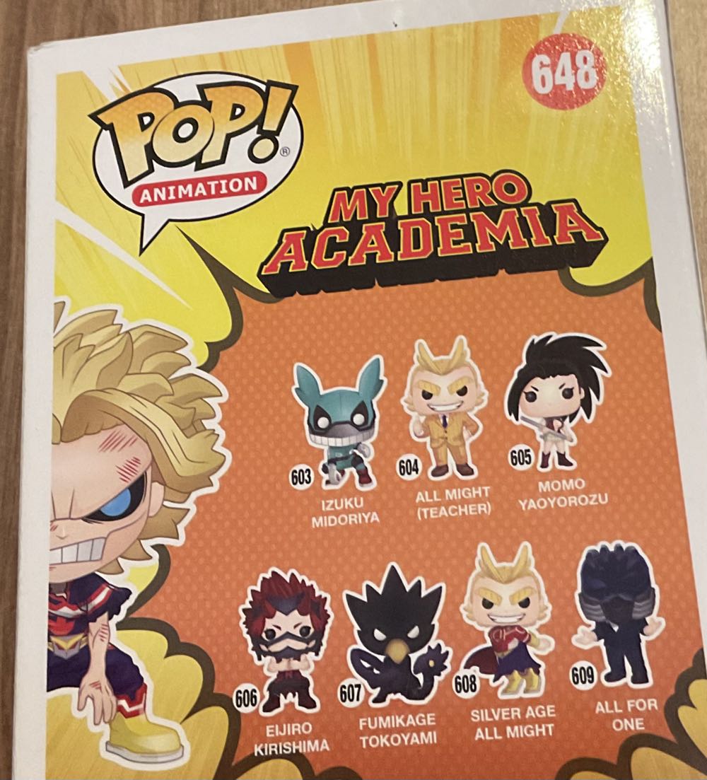 All Might (Weakened) - My Hero Academia vinyl figure collectible [Barcode 12163226] - Main Image 3