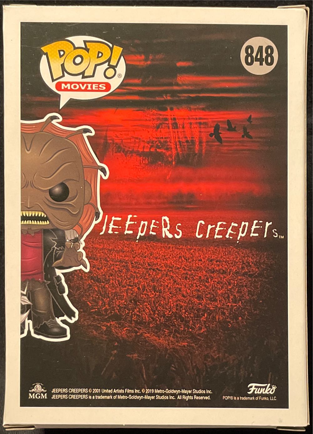 Funko Pop! Movies Jeepers Creepers: The Creeper # 848 - Jeepers Creepers vinyl figure collectible [Barcode 889698439824] - Main Image 2