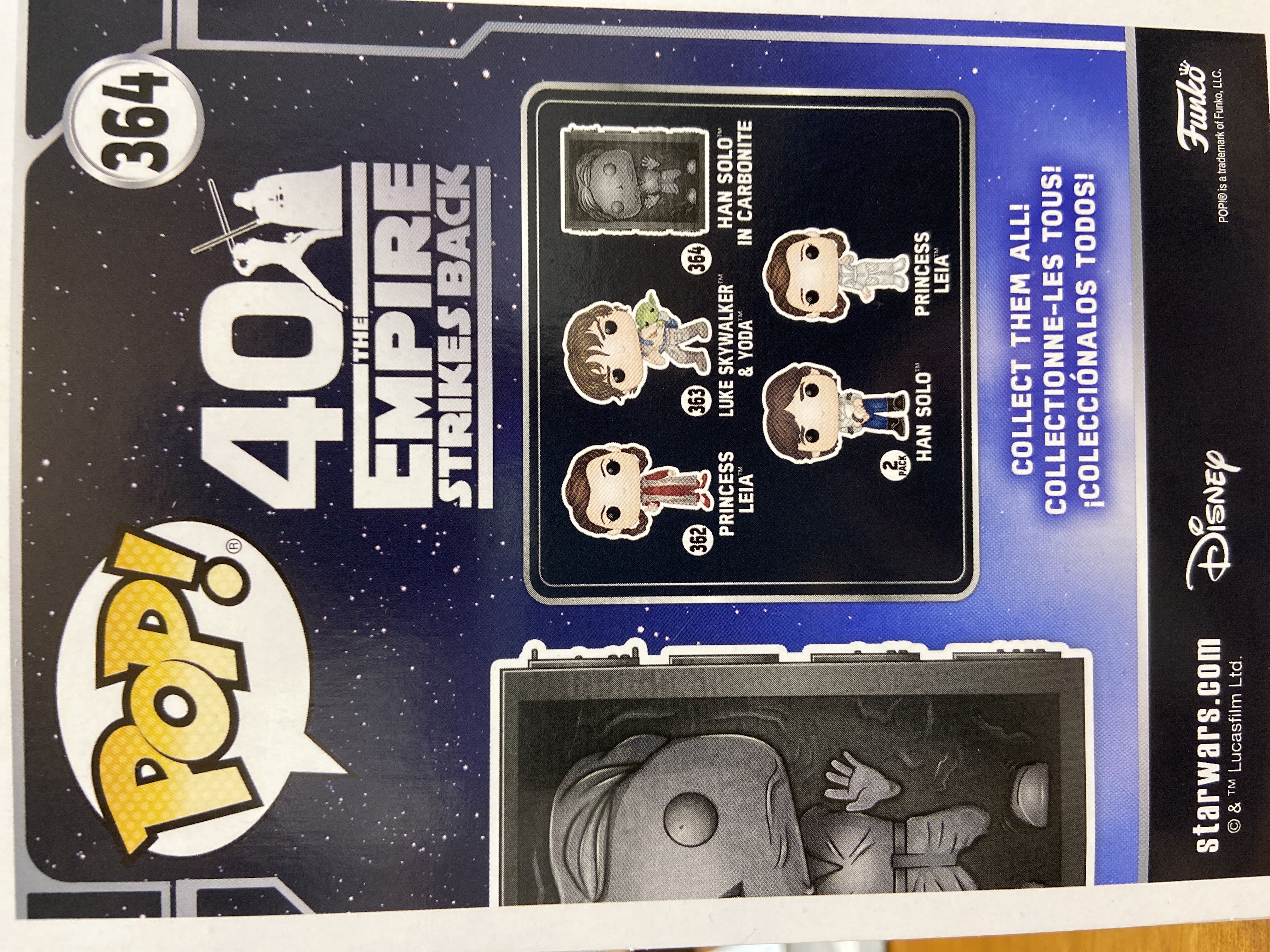 Han Solo (Carbonite) - Star Wars vinyl figure collectible [Barcode 889698483285] - Main Image 2