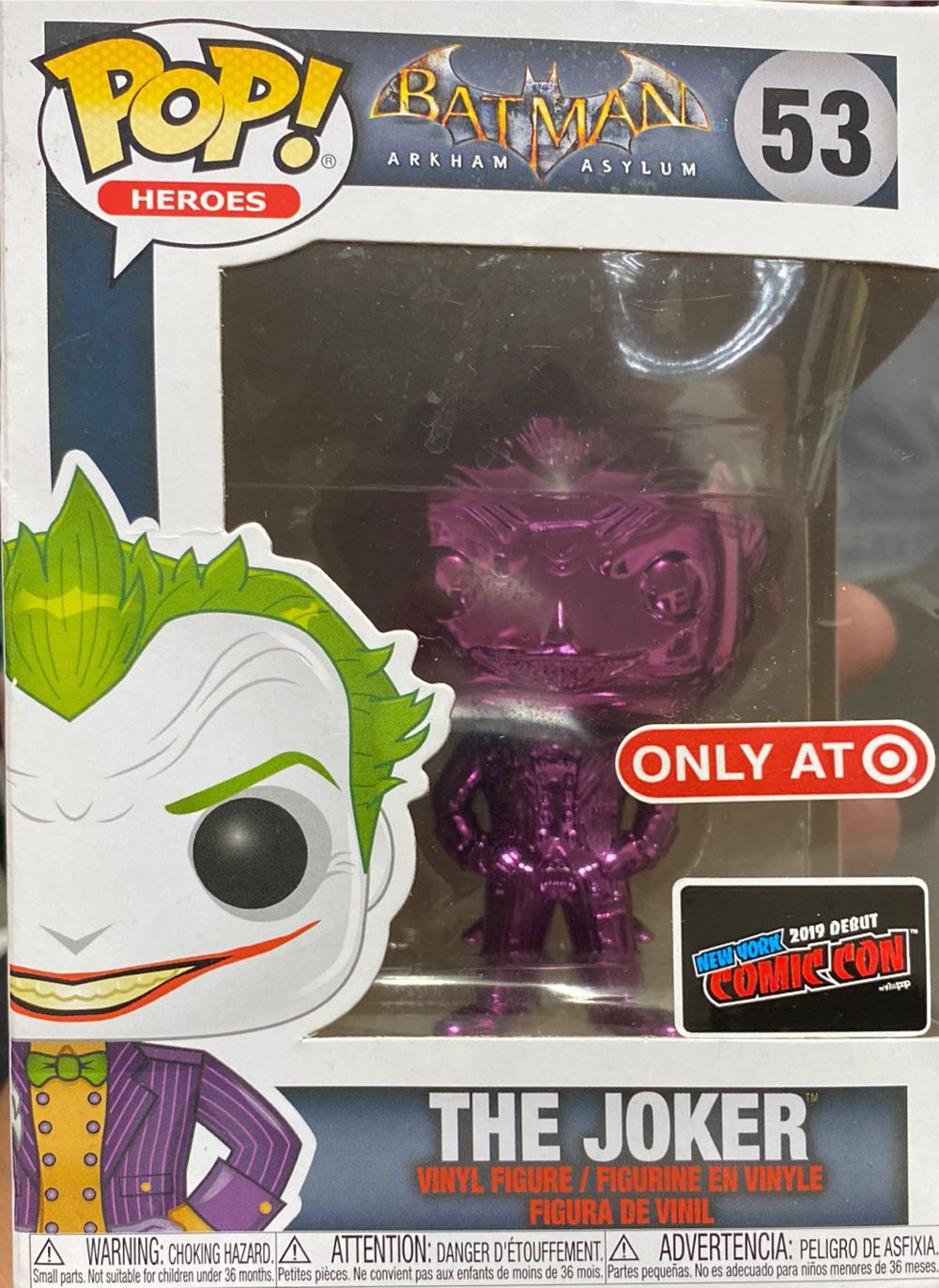 Joker (Purple), The - Batman: Arkham Asylum vinyl figure collectible [Barcode 889698423373] - Main Image 2
