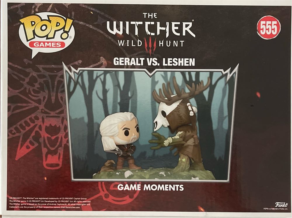 Gerald Vs Leshen - Witcher vinyl figure collectible [Barcode 889698463737] - Main Image 2
