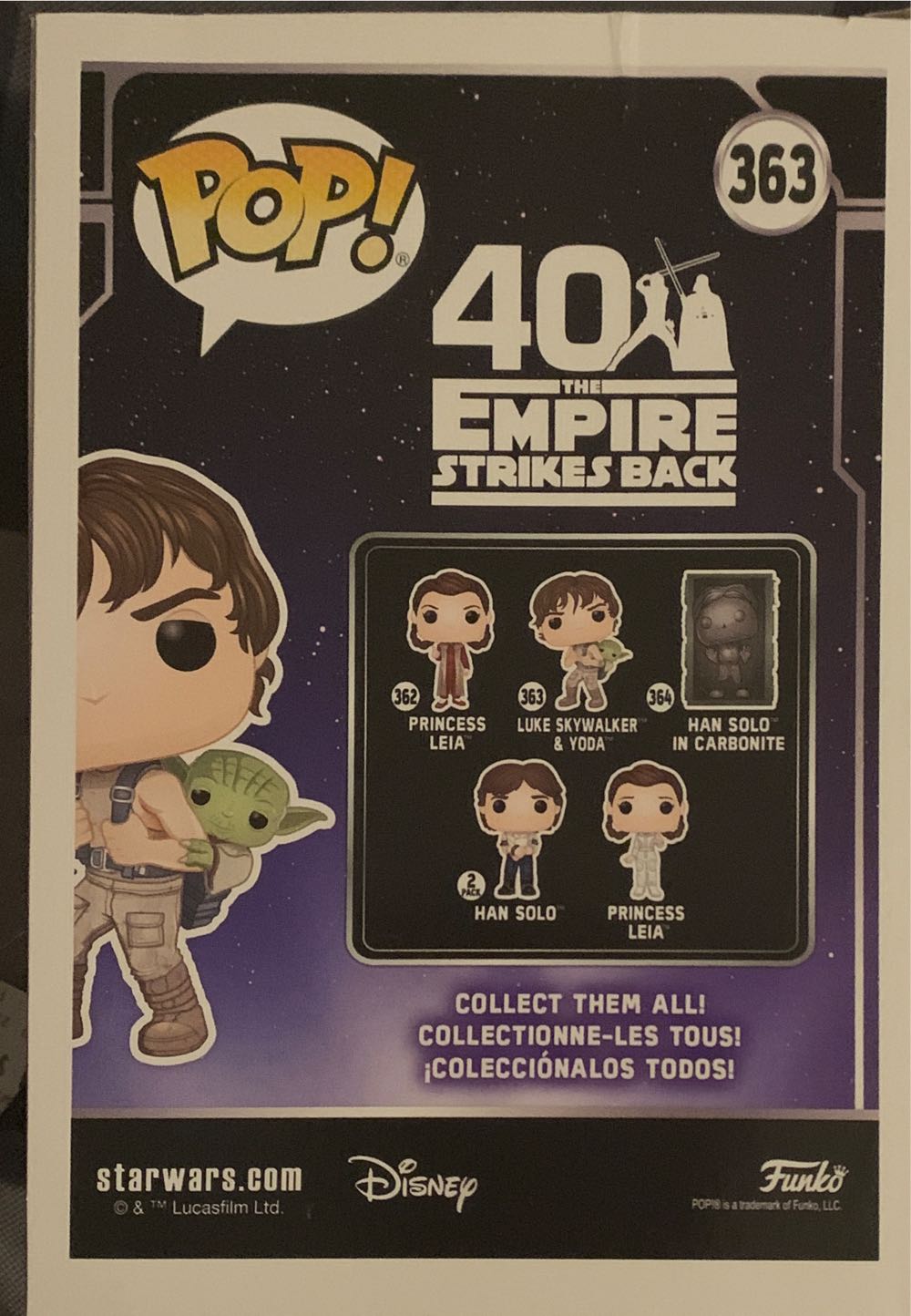 Luke Skywalker & Yoda - Star Wars vinyl figure collectible [Barcode 889698467681] - Main Image 3