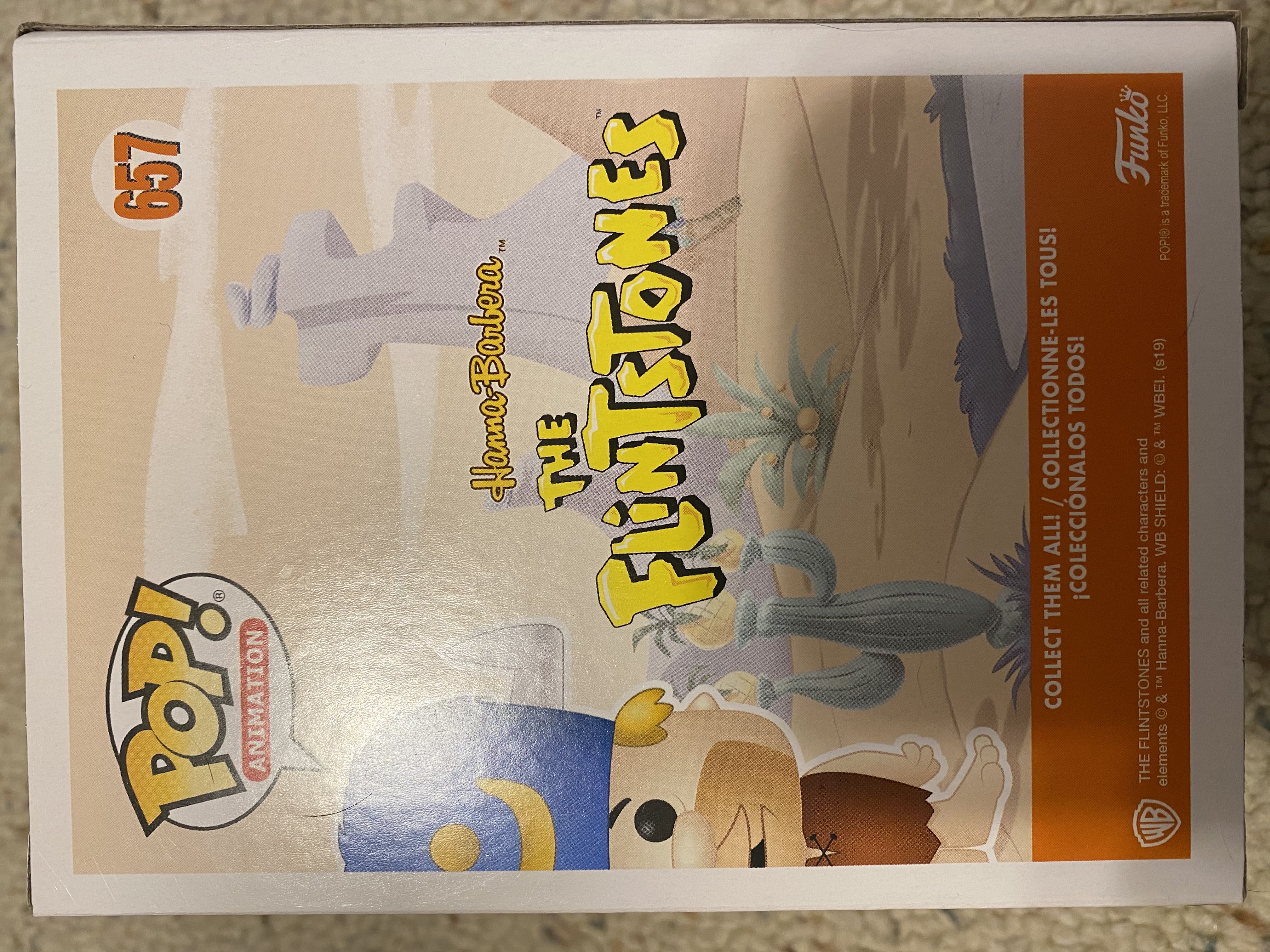 Barney Rubble In Buffalo Hat - Flintstones vinyl figure collectible [Barcode 889698433198] - Main Image 2