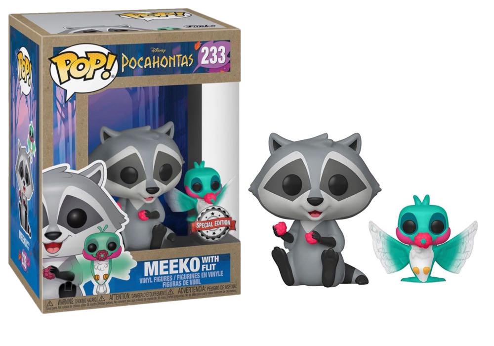 Meeko (with Flit) - Disney vinyl figure collectible [Barcode 889698476133] - Main Image 2