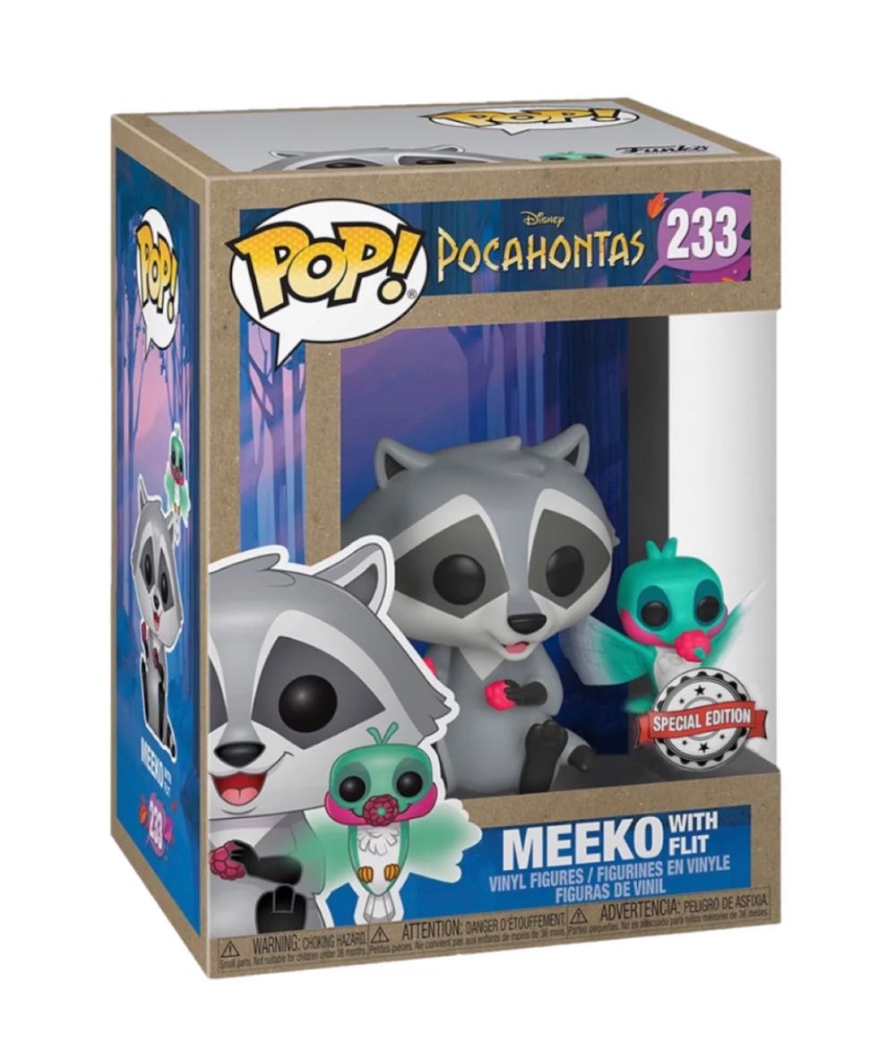 Meeko (with Flit) - Disney vinyl figure collectible [Barcode 889698476133] - Main Image 3