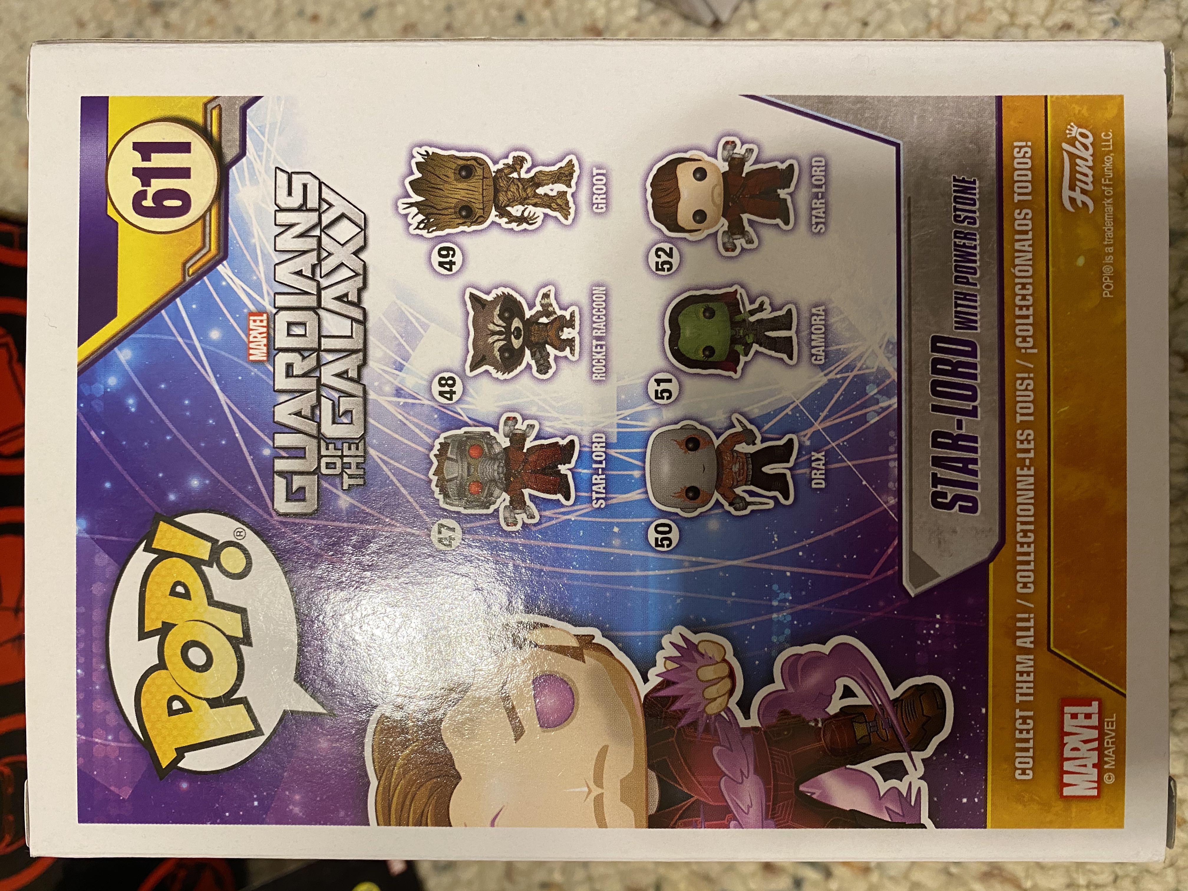 Star-Lord with Power Stone - Guardians of the Galaxy vinyl figure collectible [Barcode 889698469579] - Main Image 2