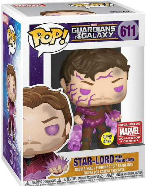 Star-Lord with Power Stone - Guardians of the Galaxy vinyl figure collectible [Barcode 889698469579] - Main Image 3