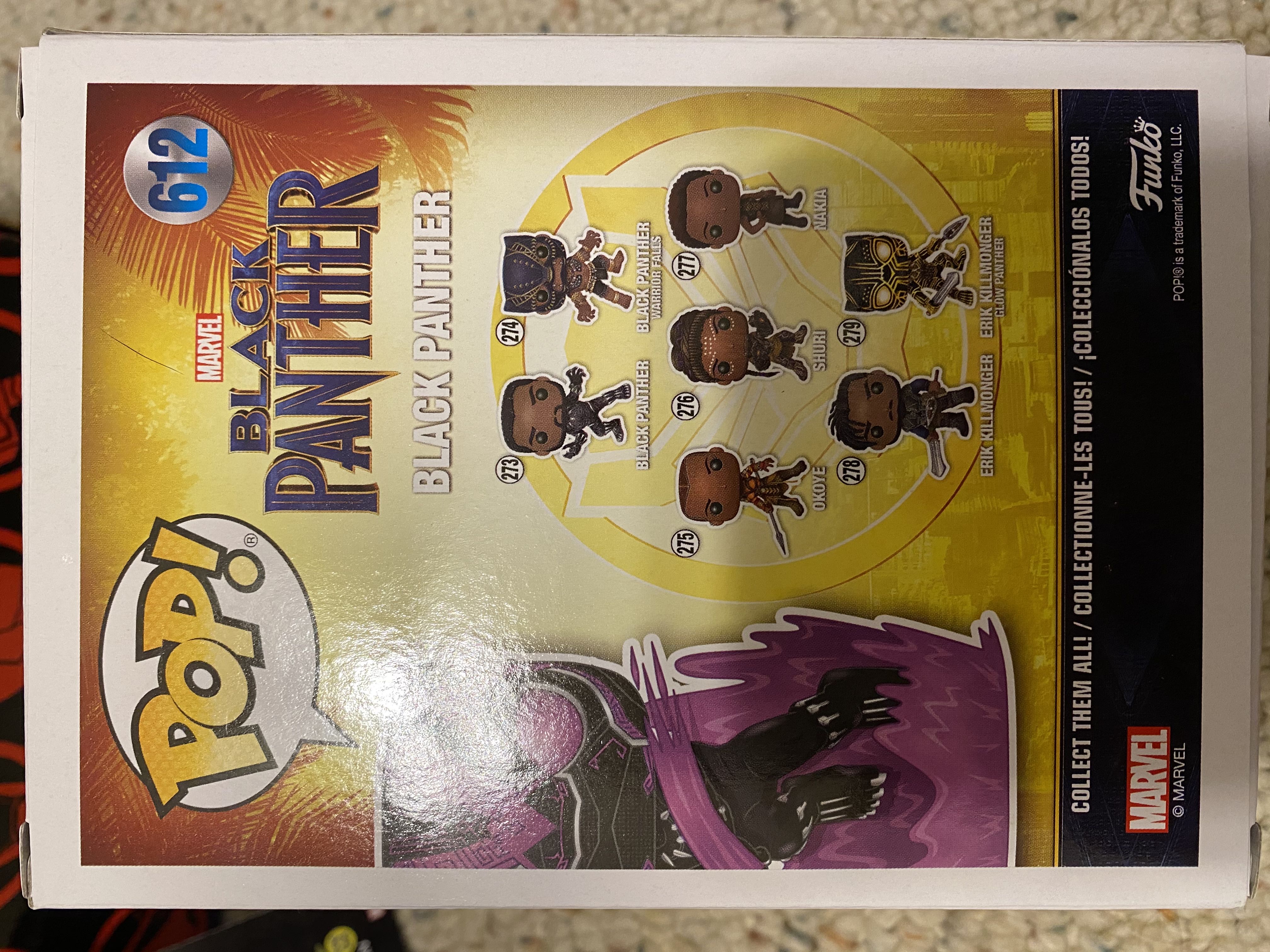 Black Panther: Black Panther, #612 - Marvel Universe vinyl figure collectible [Barcode 889698469586] - Main Image 2