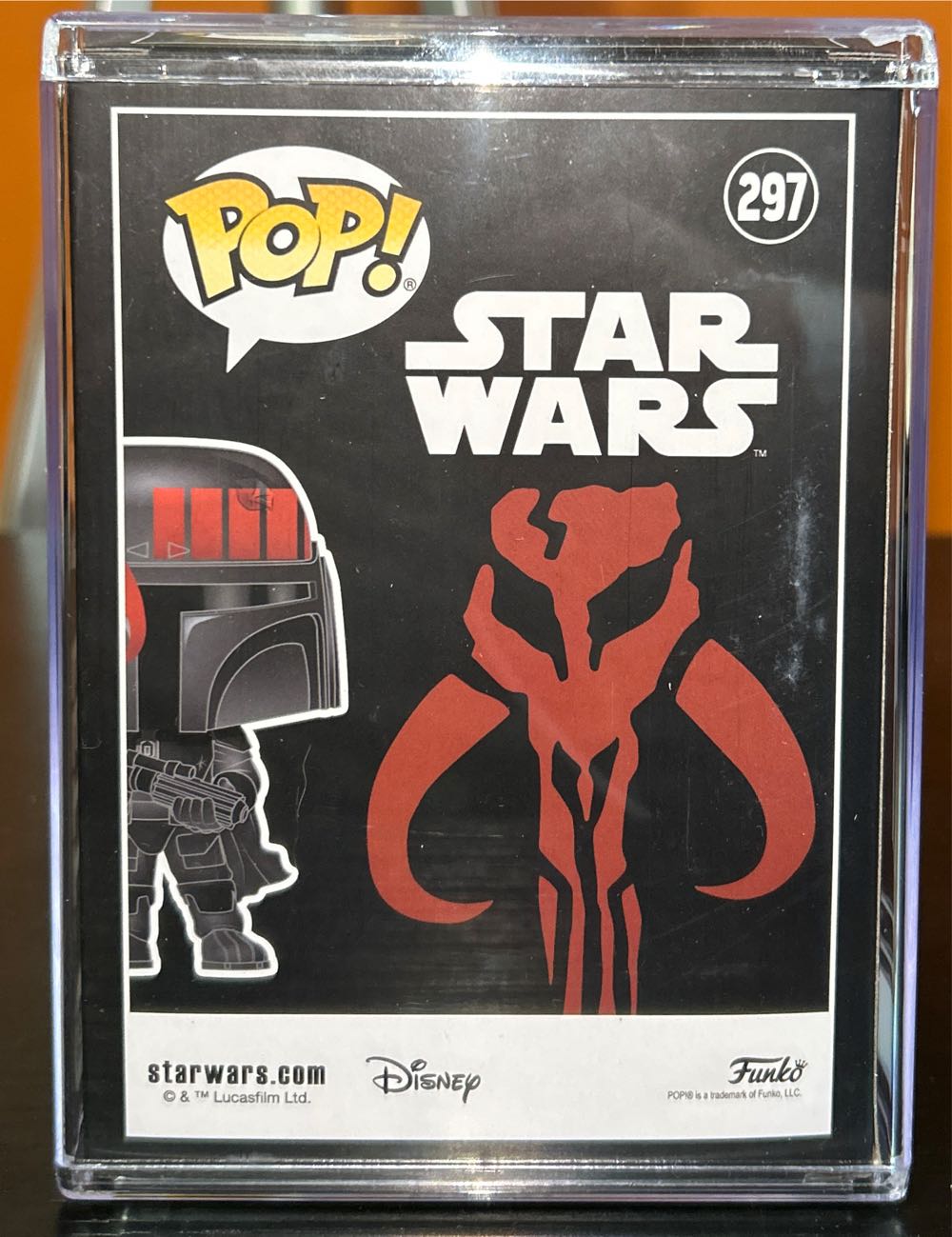 #297: Boba Fett [Futura Black] - Star Wars vinyl figure collectible [Barcode 889698459211] - Main Image 3