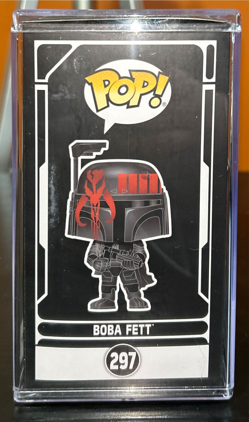 #297: Boba Fett [Futura Black] - Star Wars vinyl figure collectible [Barcode 889698459211] - Main Image 4