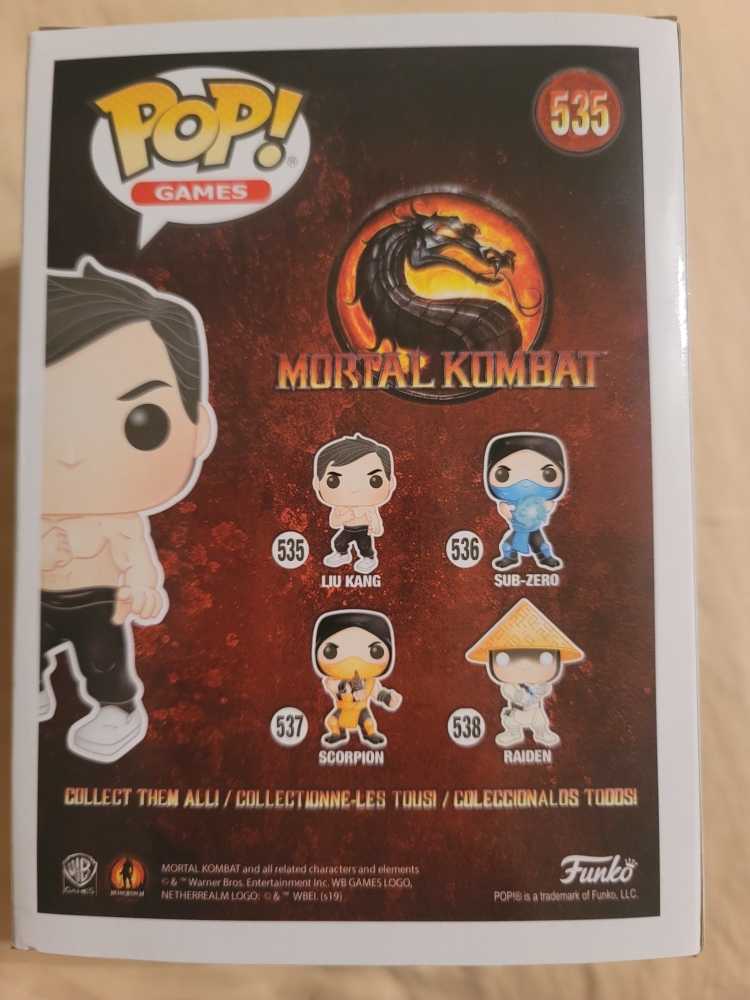 Mortal Kombat: Liu Kang - Mortal Kombat vinyl figure collectible [Barcode 889698451086] - Main Image 3
