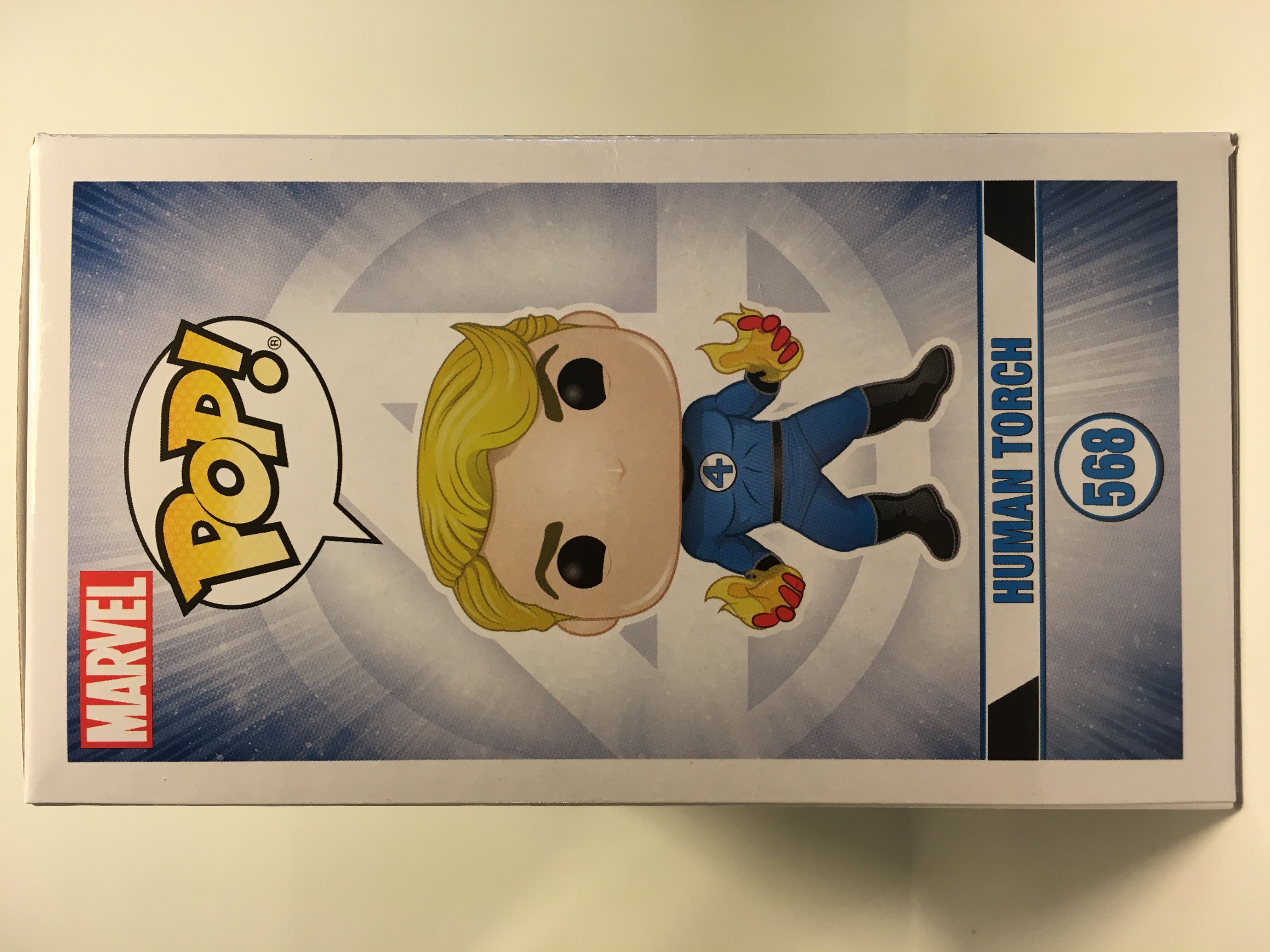 Human Torch (Glow in the Dark) $15 - Fantastic Four vinyl figure collectible [Barcode 889698450065] - Main Image 2