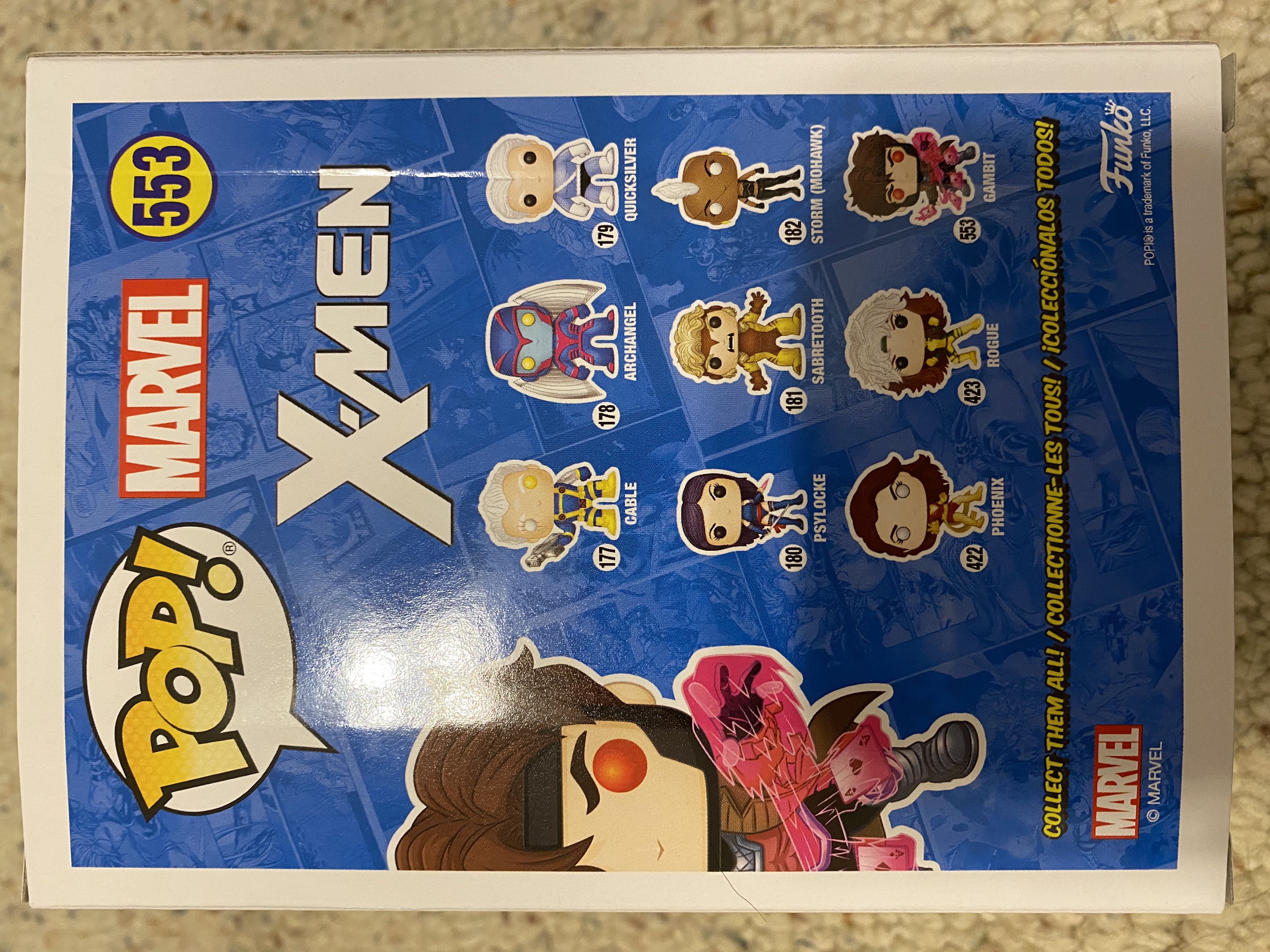 Gambit - X-Men vinyl figure collectible [Barcode 889698467698] - Main Image 2