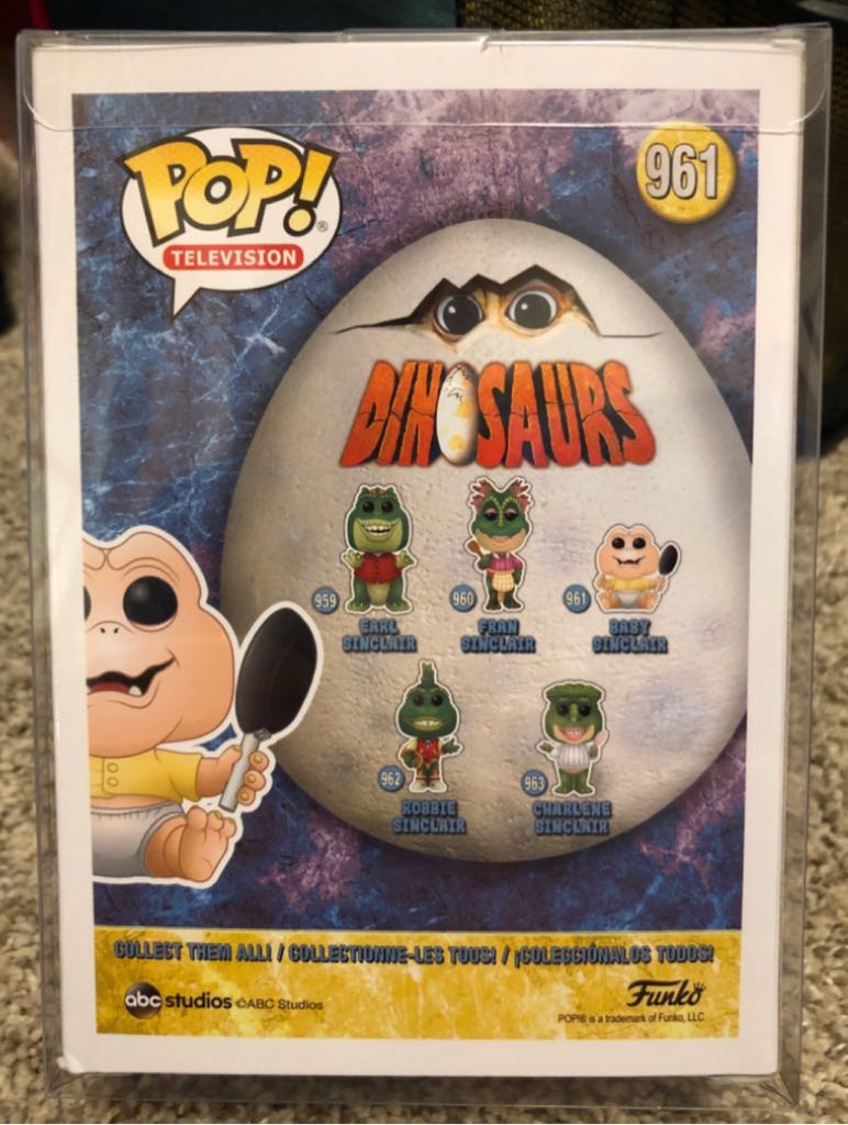 Baby Sinclair - Dinosaurs vinyl figure collectible [Barcode 889698470117] - Main Image 2