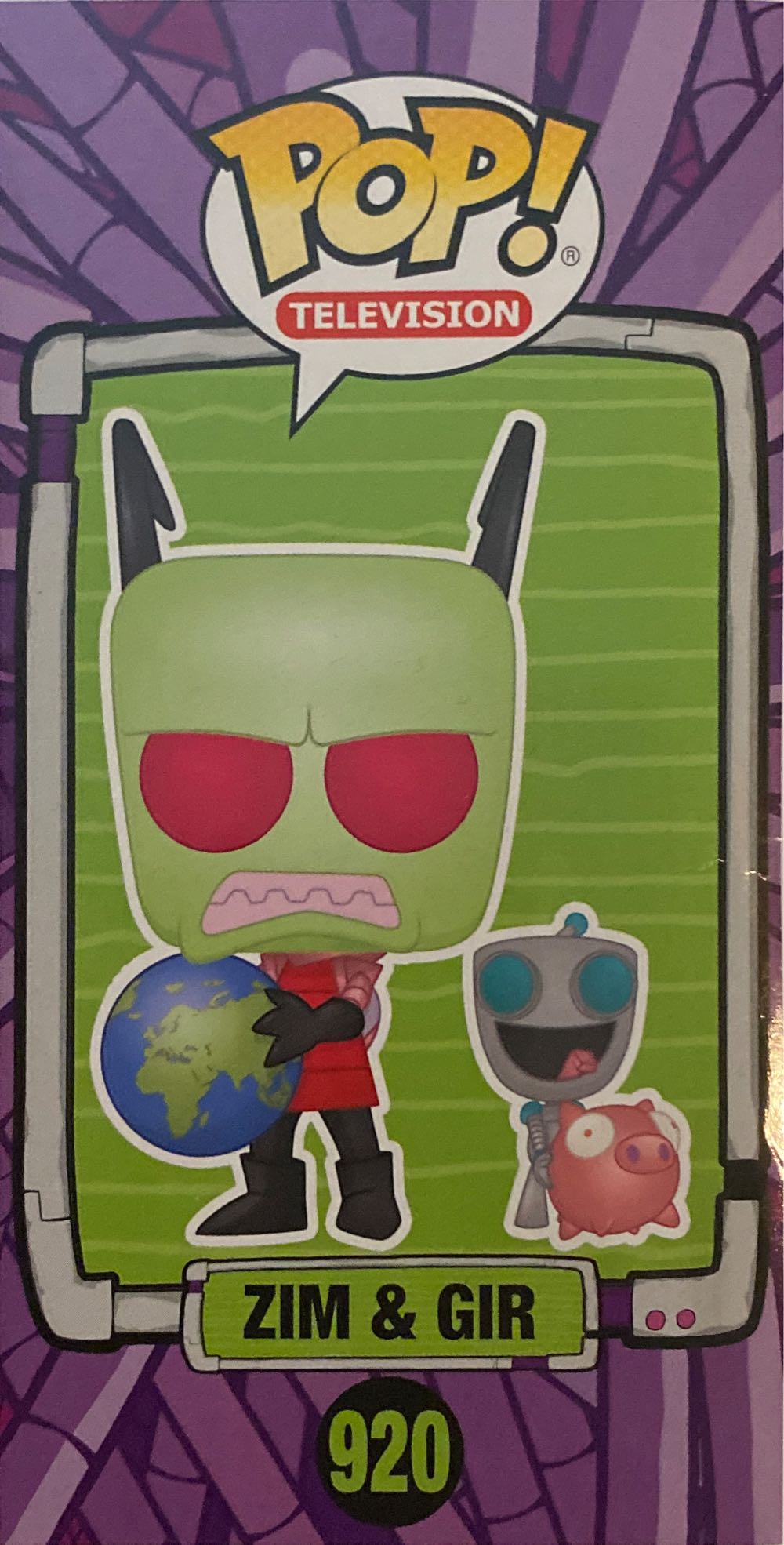 Zim & Gir - Invader Zim vinyl figure collectible [Barcode 889698432122] - Main Image 3
