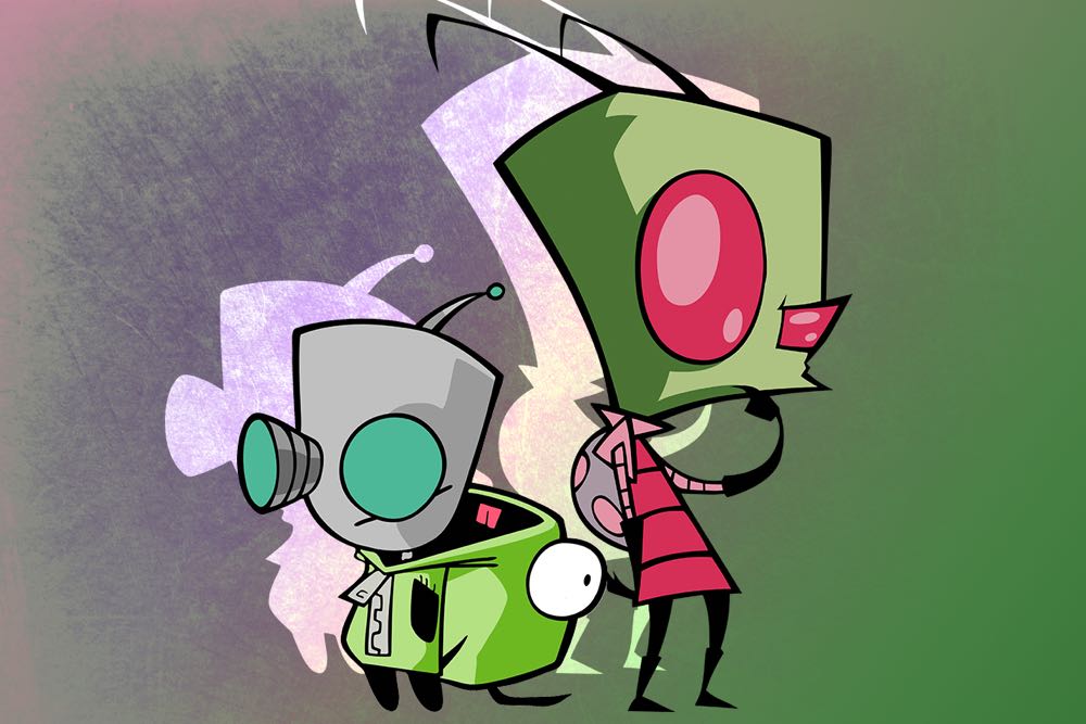 Zim & Gir - Invader Zim vinyl figure collectible [Barcode 889698432122] - Main Image 4