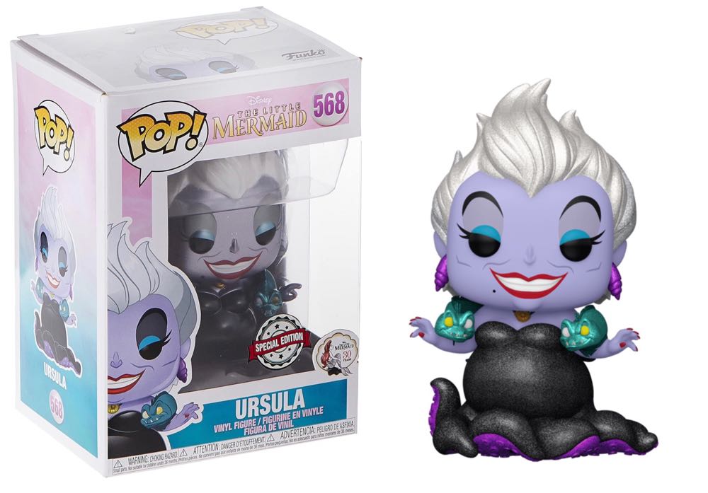 #568 Disney: The Little Mermaid: Ursula (Hot Topic) - The Little Mermaid vinyl figure collectible [Barcode 889698476058] - Main Image 2