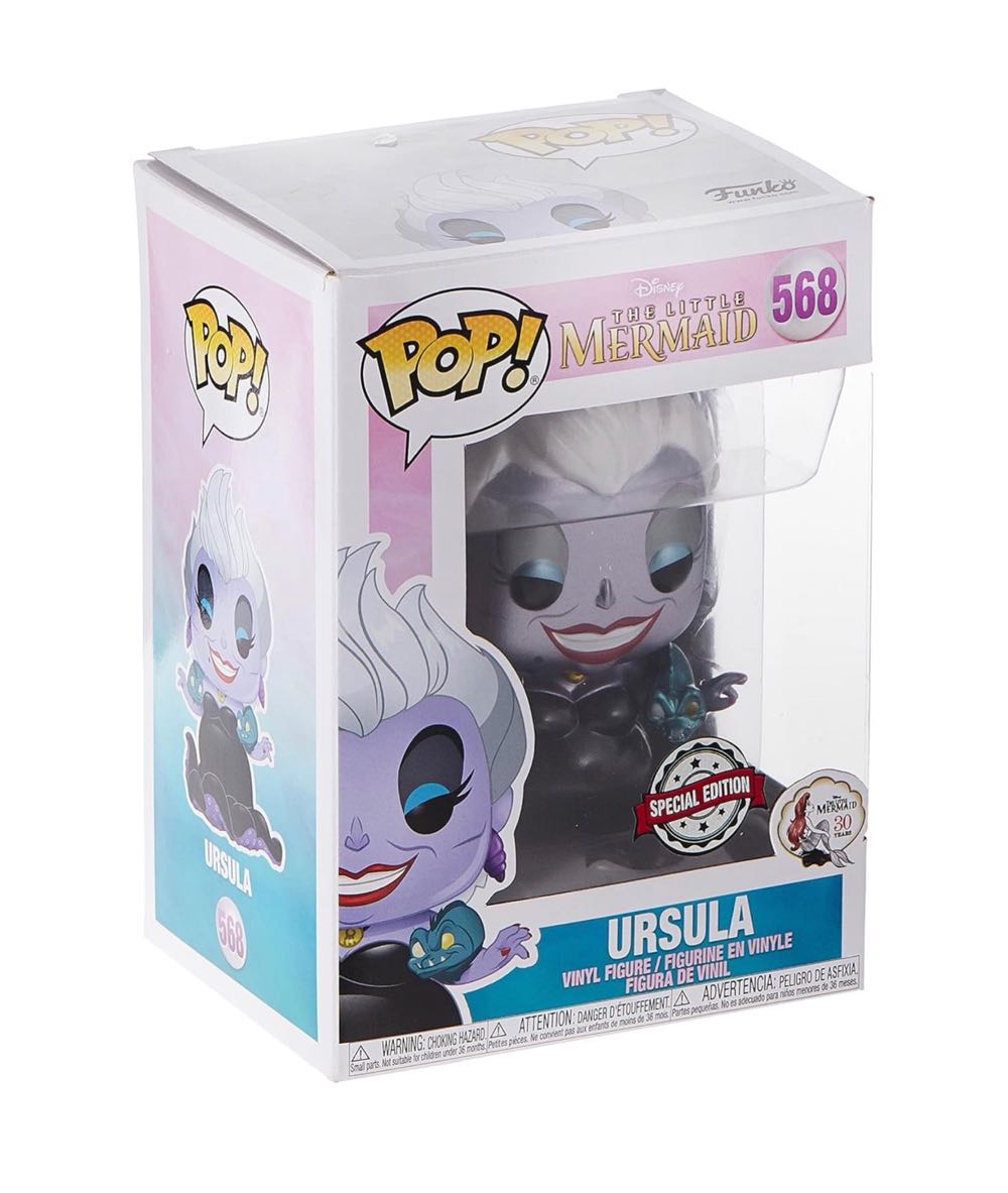 #568 Disney: The Little Mermaid: Ursula (Hot Topic) - The Little Mermaid vinyl figure collectible [Barcode 889698476058] - Main Image 3