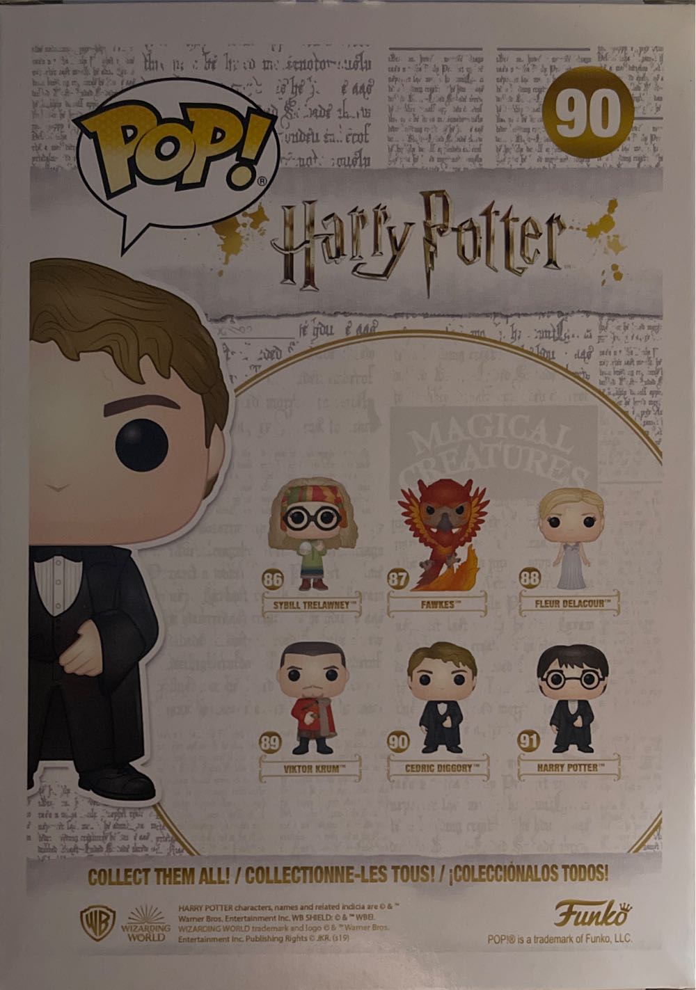 Cedric Diggory - Harry Potter vinyl figure collectible [Barcode 889698436687] - Main Image 4