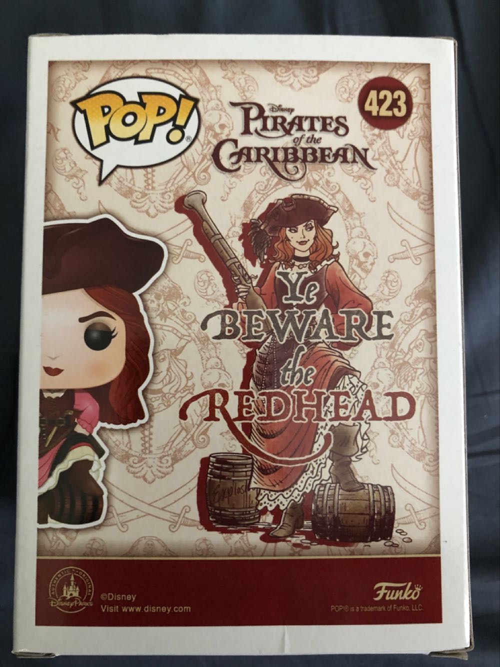 Pirates of the Caribbean: Redd, #423 - Pirates of the Caribbean vinyl figure collectible [Barcode 889698444354] - Main Image 2