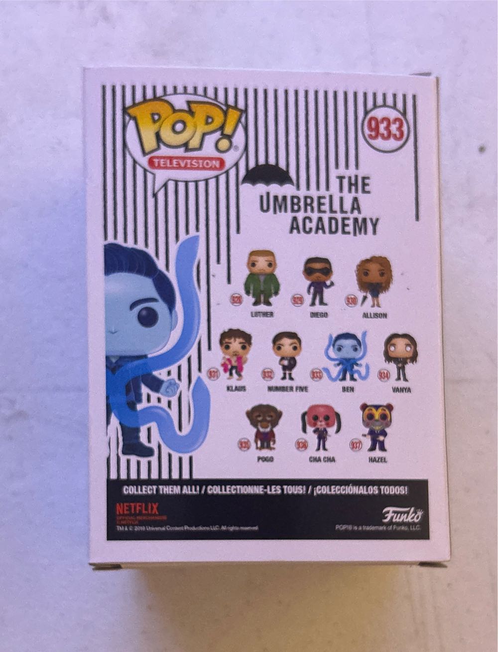 Ben - Umbrella Academy vinyl figure collectible [Barcode 889698445153] - Main Image 3