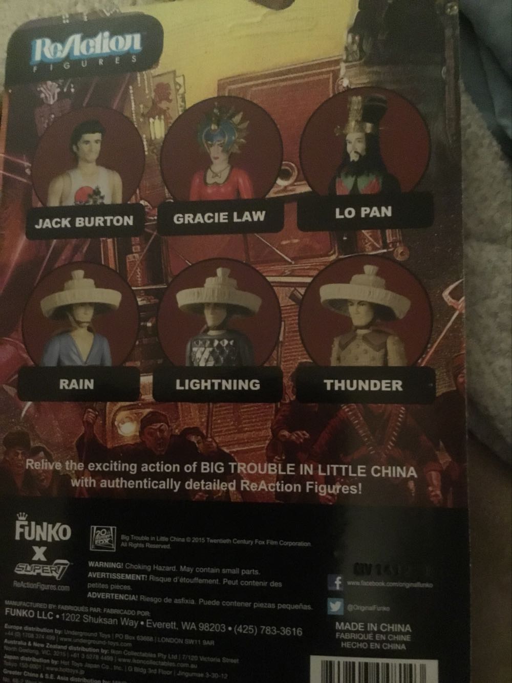 Thunder - Big Trouble in Little China vinyl figure collectible [Barcode 849803048143] - Main Image 2