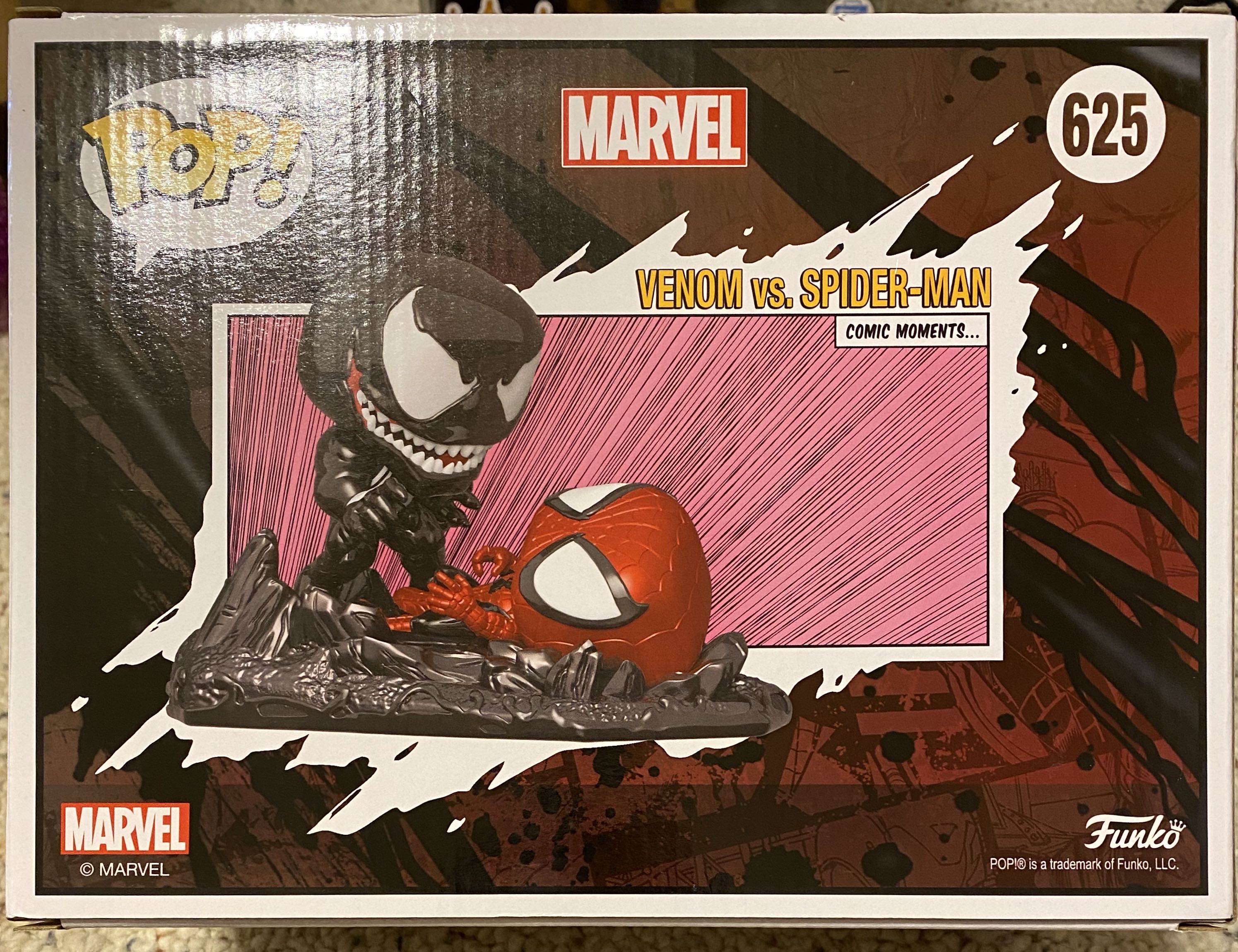 Venom VS Spiderman Pop! Moment 625 - Spider-Man vinyl figure collectible [Barcode 889698473774] - Main Image 2