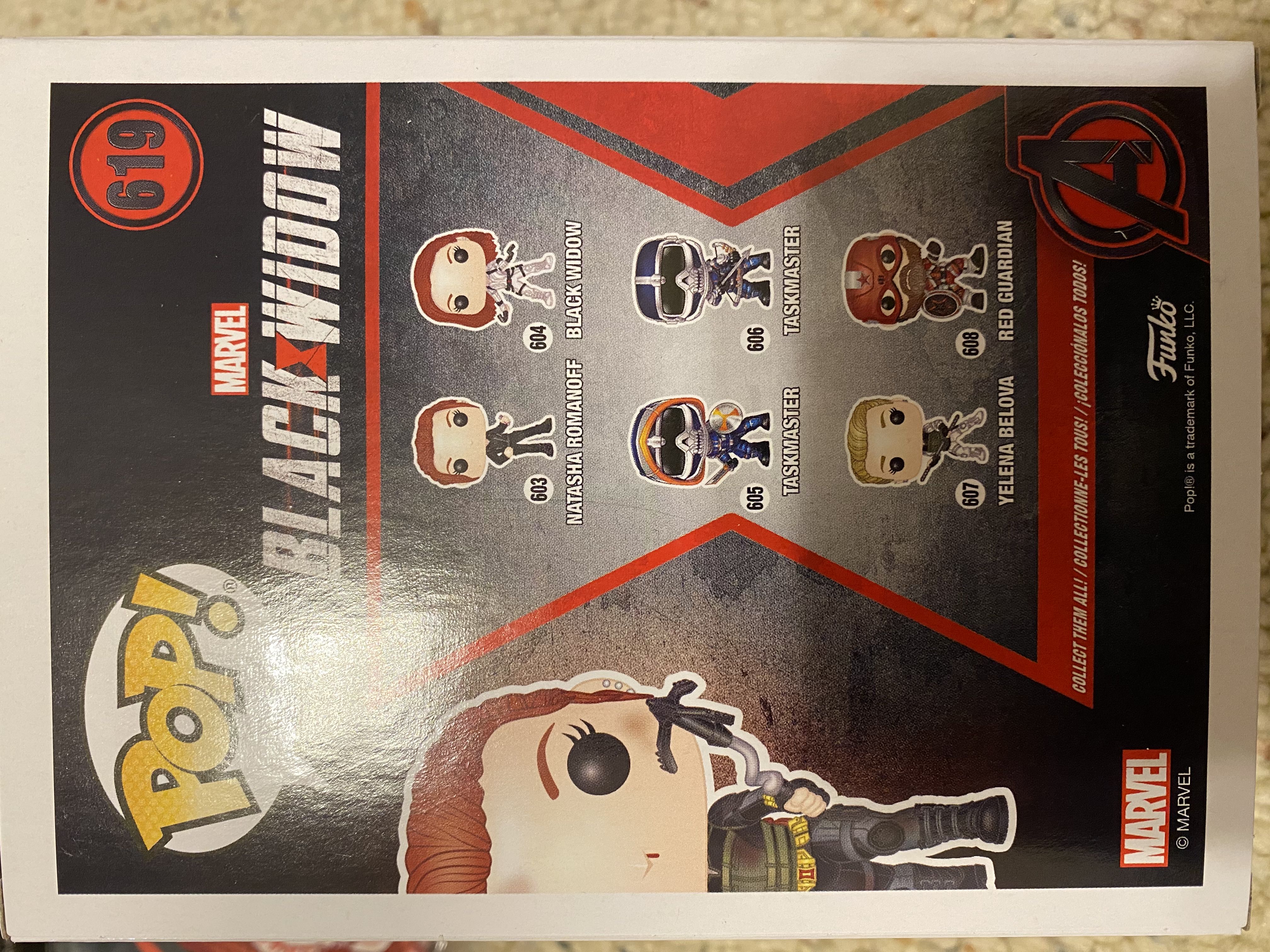 Black Widow - Marvel Universe vinyl figure collectible [Barcode 889698469630] - Main Image 2