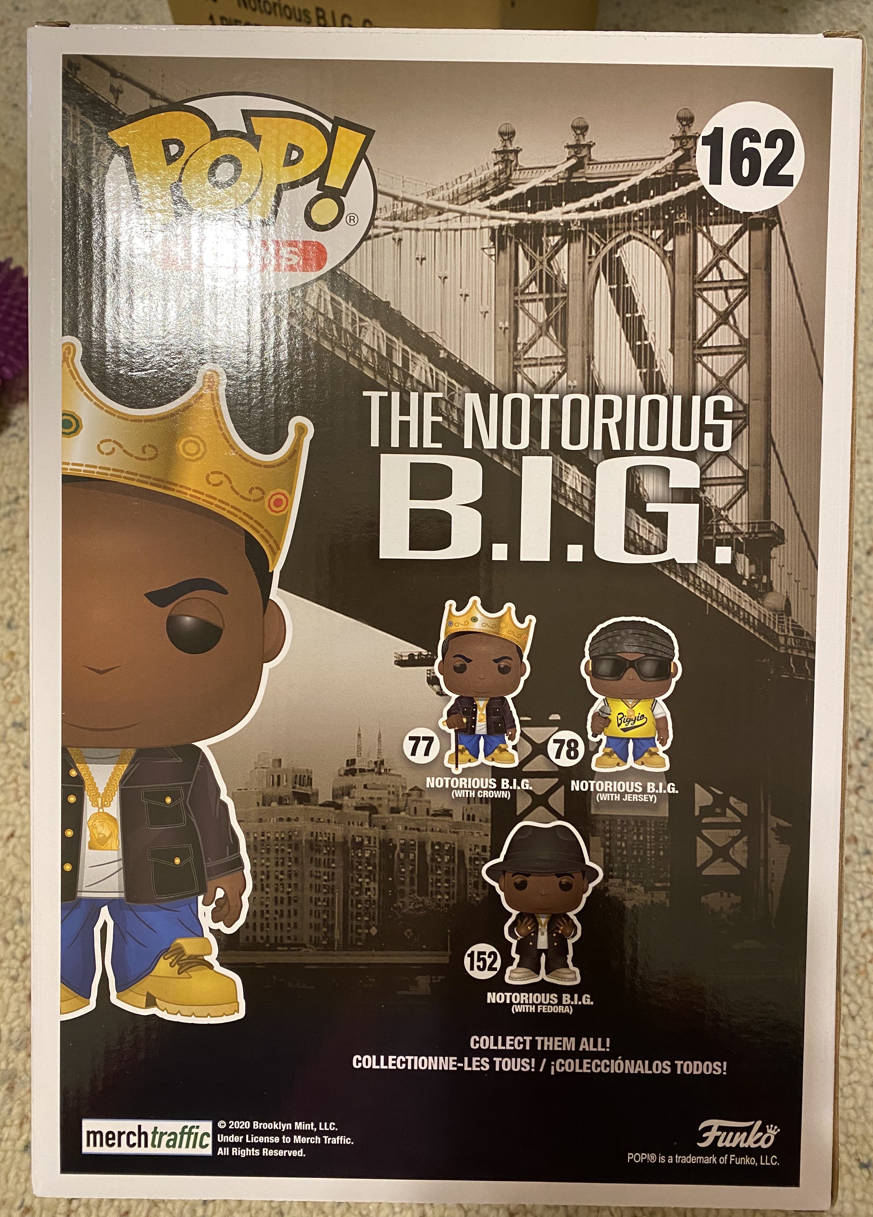Notorious B.I.G. (With Crown) - Notorious B.I.G. vinyl figure collectible [Barcode 889698485876] - Main Image 2