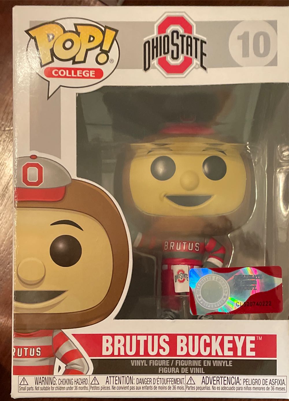 Brutus Buckeye  vinyl figure collectible [Barcode 889698444279] - Main Image 2