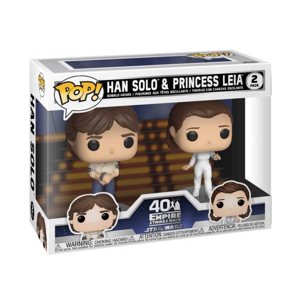 Star Wars #2 Han Solo & Princess Leia 40th - Star Wars vinyl figure collectible [Barcode 889698467704] - Main Image 3