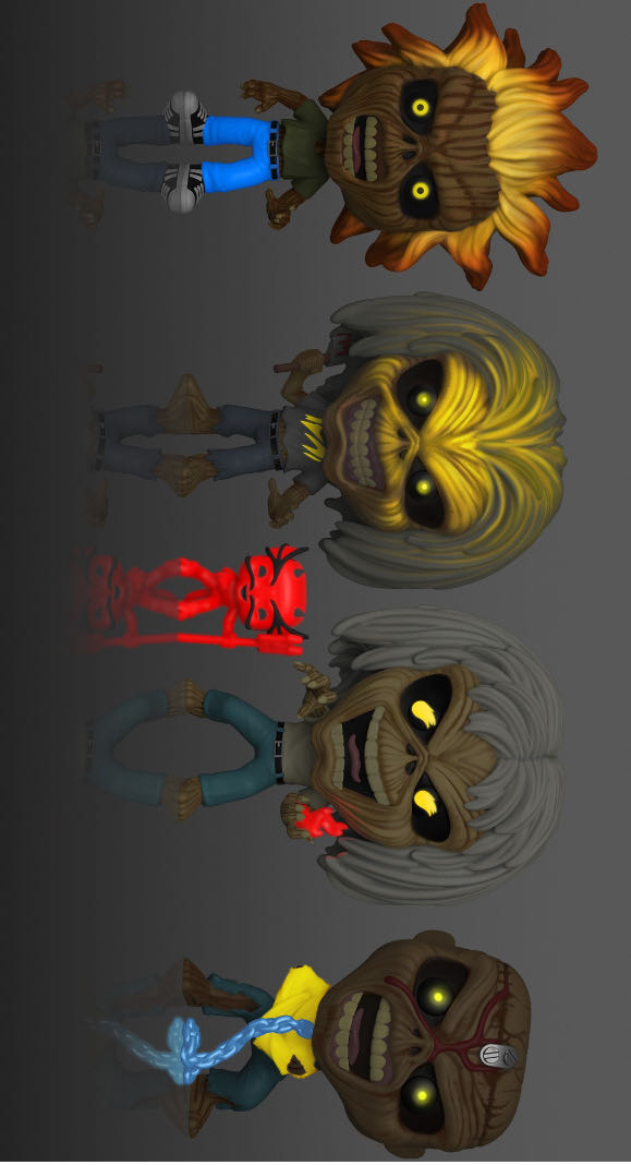 Iron Maiden: First 4 Albums - Iron Maiden vinyl figure collectible [Barcode 889698477871] - Main Image 3