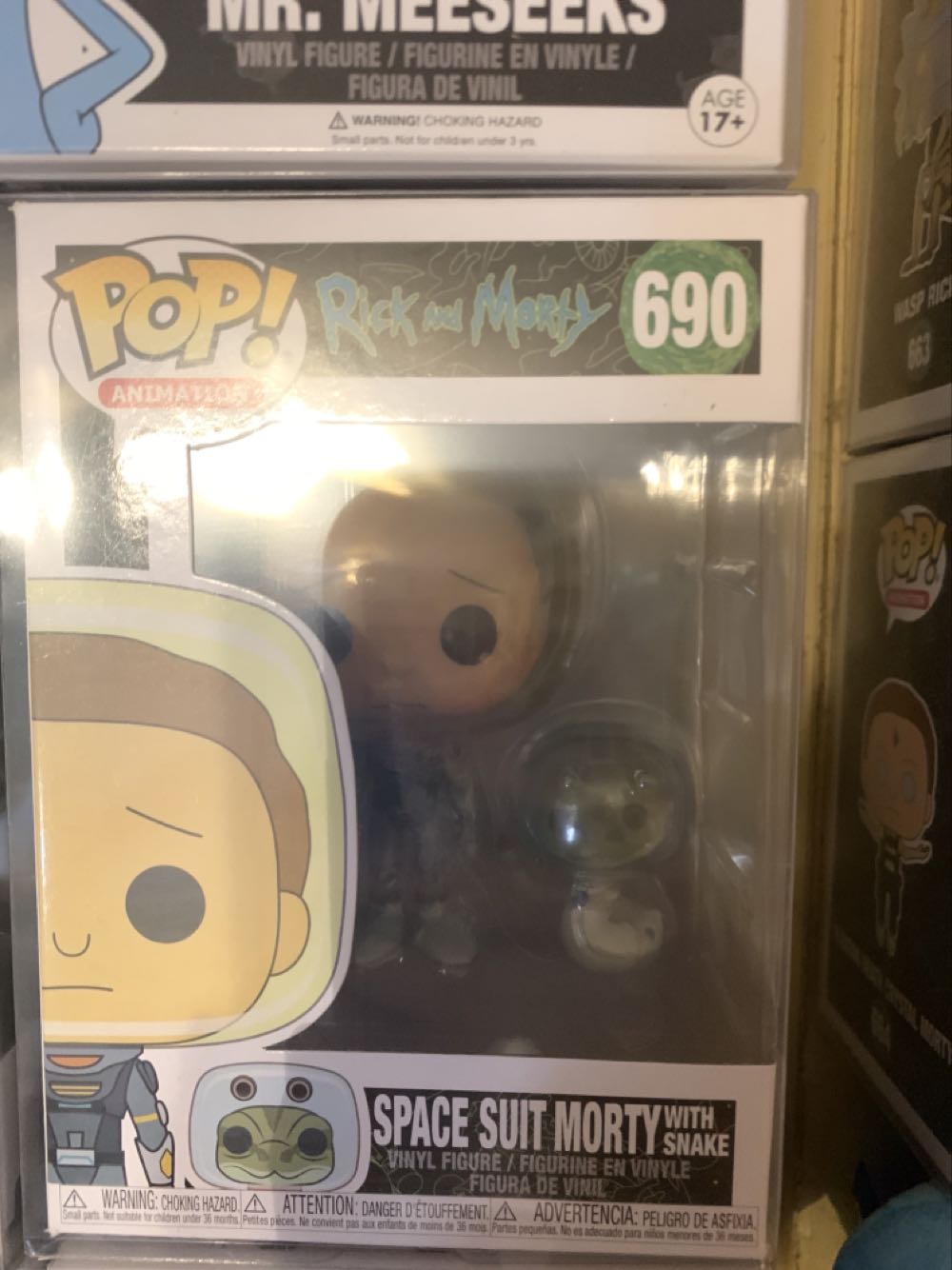 Space Suit Morty (with snake) - 690  Rick And Morty Funko Pop Animation - Rick & Morty vinyl figure collectible [Barcode 889698454353] - Main Image 3