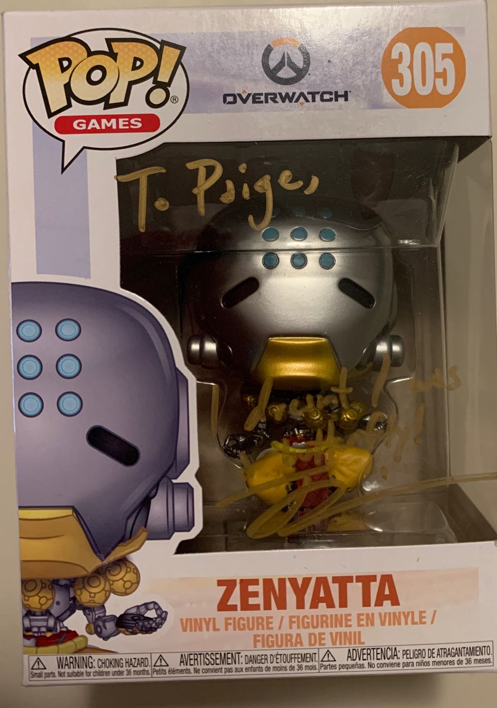 Overwatch - Zenyatta VA Signed - Overwatch vinyl figure collectible [Barcode 11256468] - Main Image 3