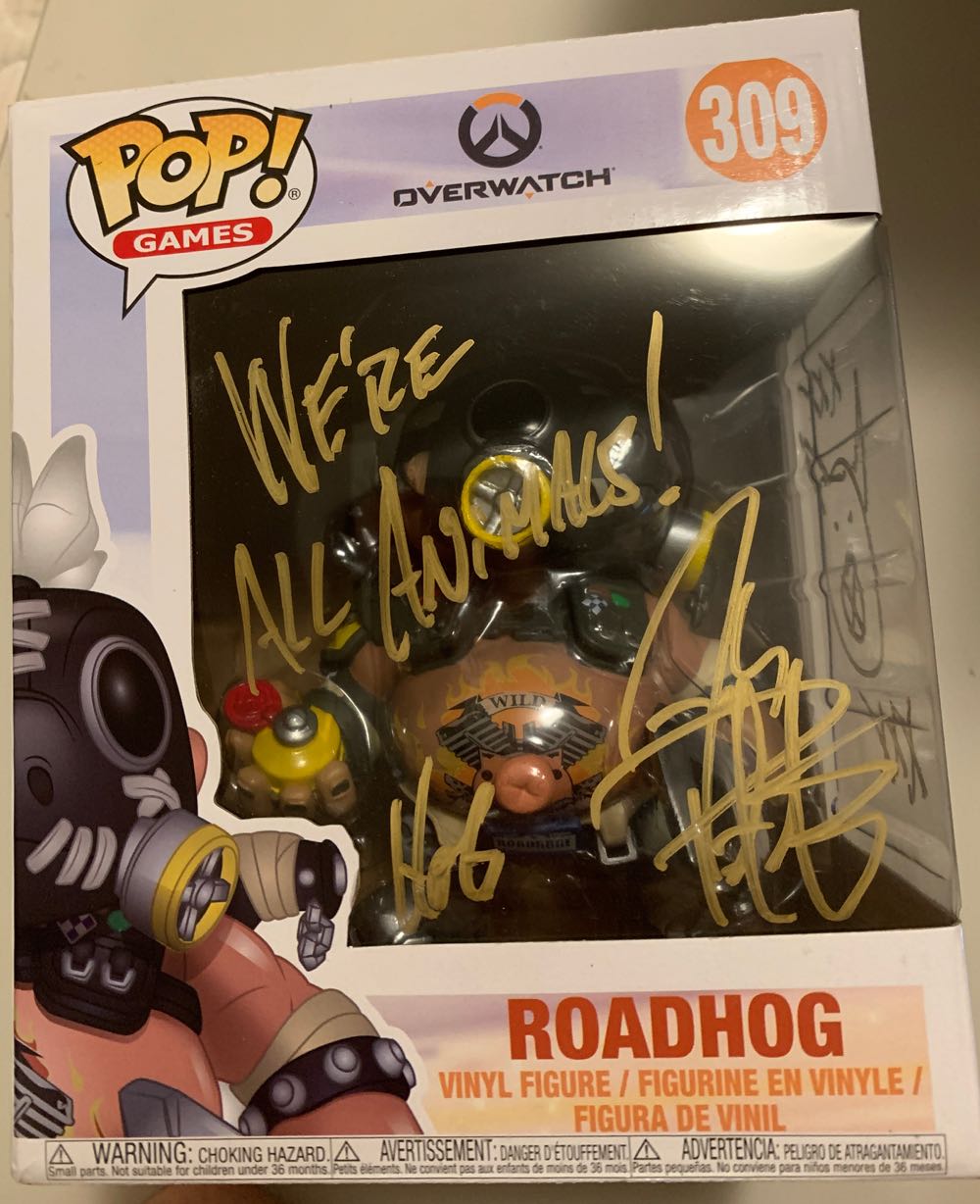 Overwatch - Roadhog VA Signed - Overwatch vinyl figure collectible [Barcode 11256460] - Main Image 2