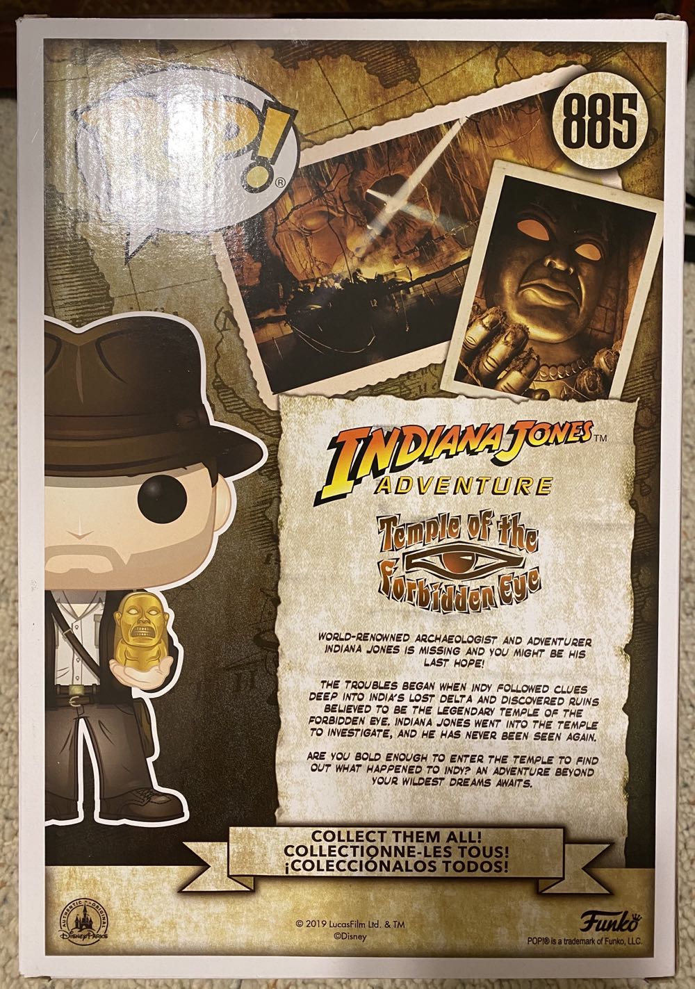 Indiana Jones Adventure - Disney vinyl figure collectible [Barcode 400920463570] - Main Image 2