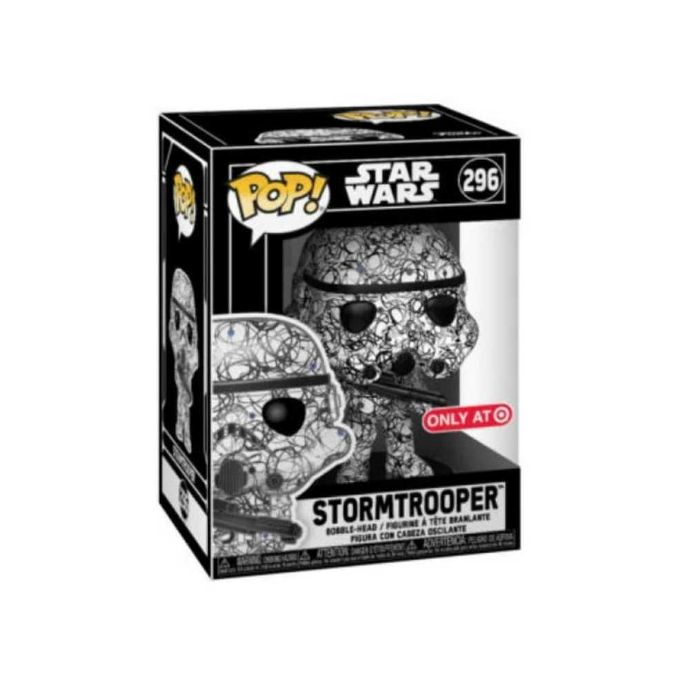 Stormtrooper (Futura) Pop! 296 - Star Wars vinyl figure collectible [Barcode 889698458610] - Main Image 2