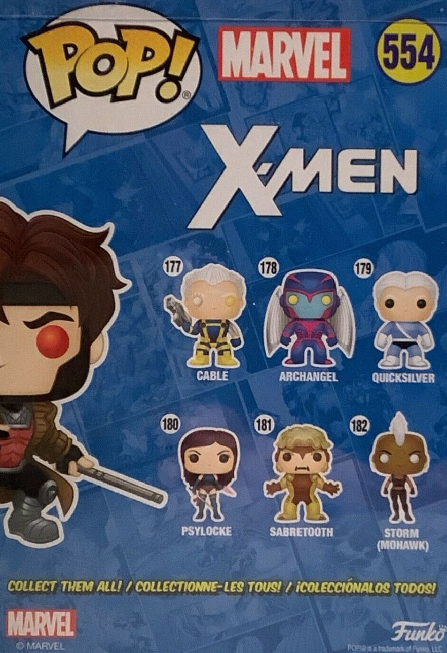 Gambit - X-Men vinyl figure collectible [Barcode 889698459143] - Main Image 3